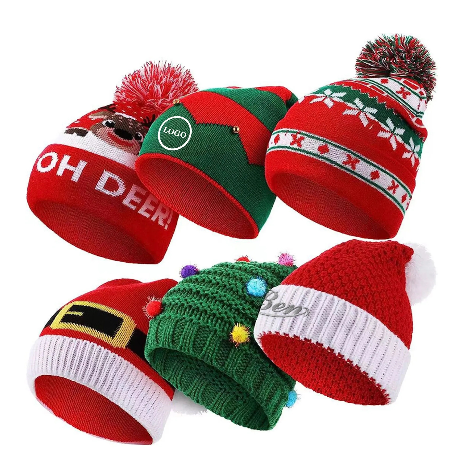 Festive Knit Christmas Cap 4