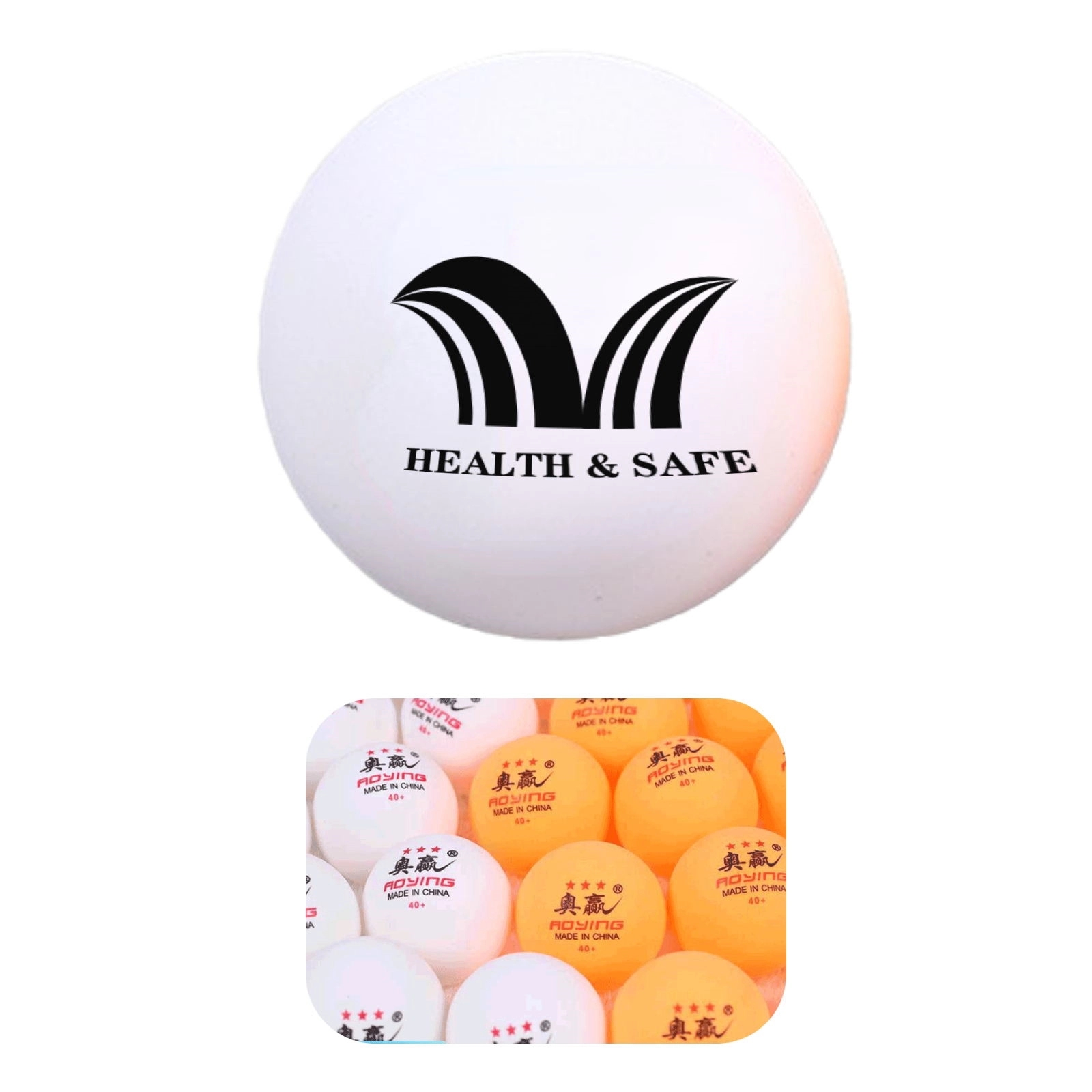 High Performance Abs Samsung Table Tennis Ball (Pack Of 100), custom sports ball with logo imprint 2