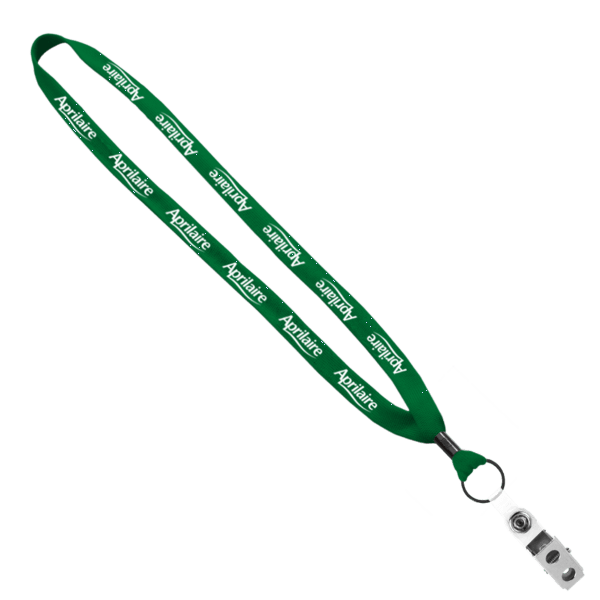 5/8" Polyester Shoelace Lanyard with Metal Crimp & Split-Ring 72