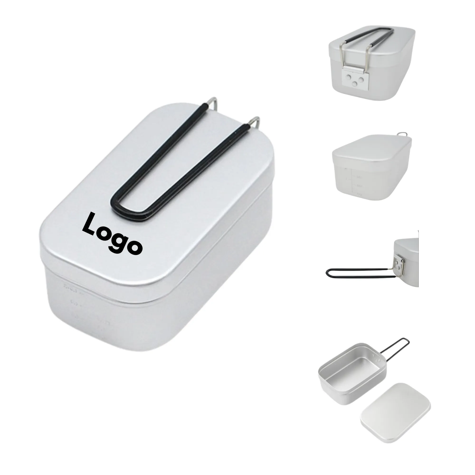 Outdoor Aluminum Camping Lunch Box 3