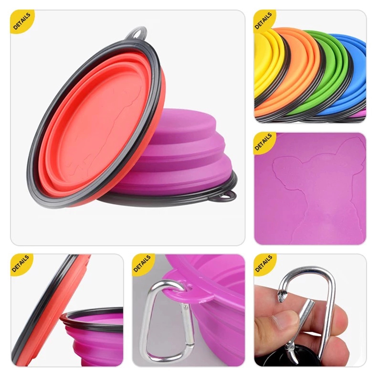 Collapsible Silicone Pet Bowl 2