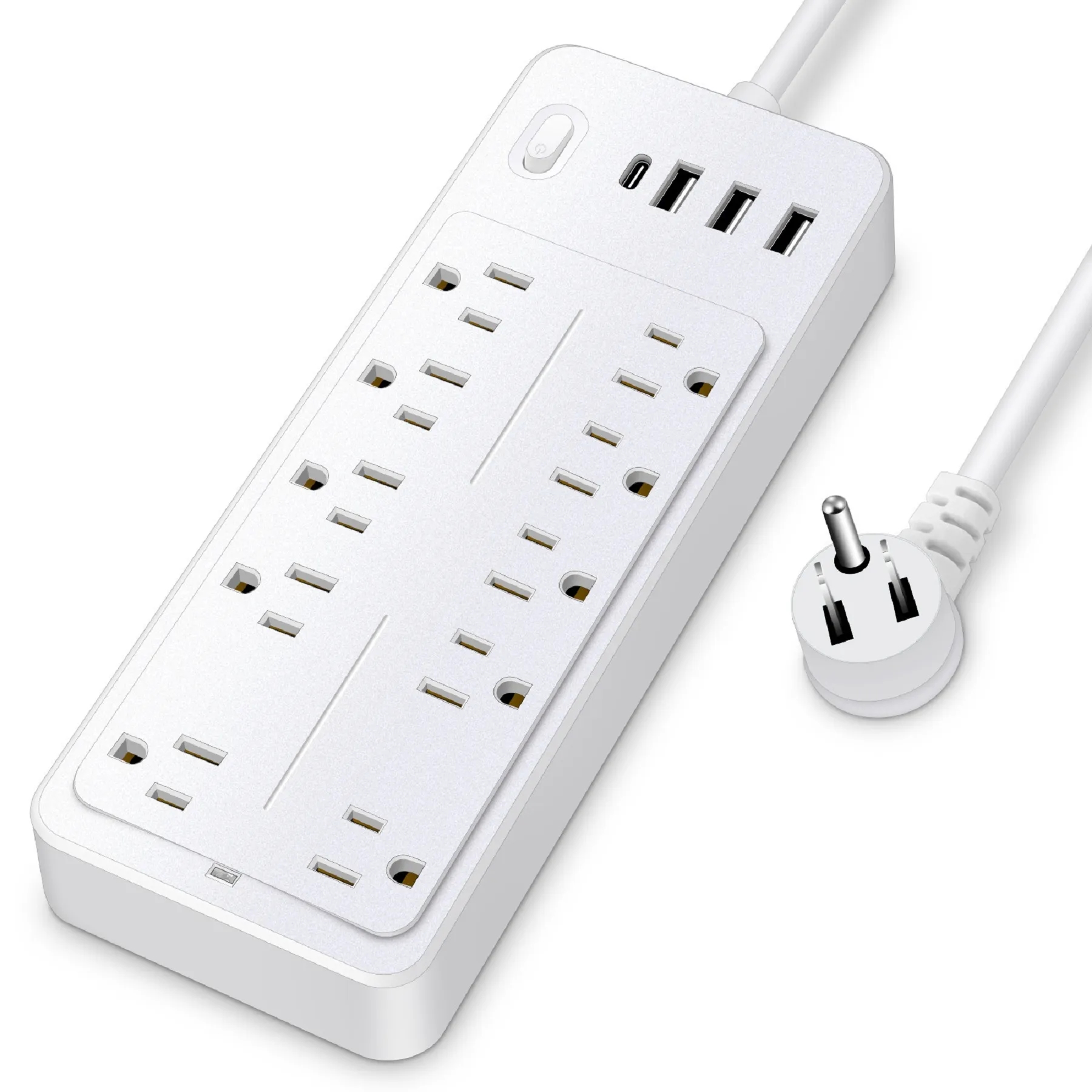 10 Outlets Protector Power Strip 5