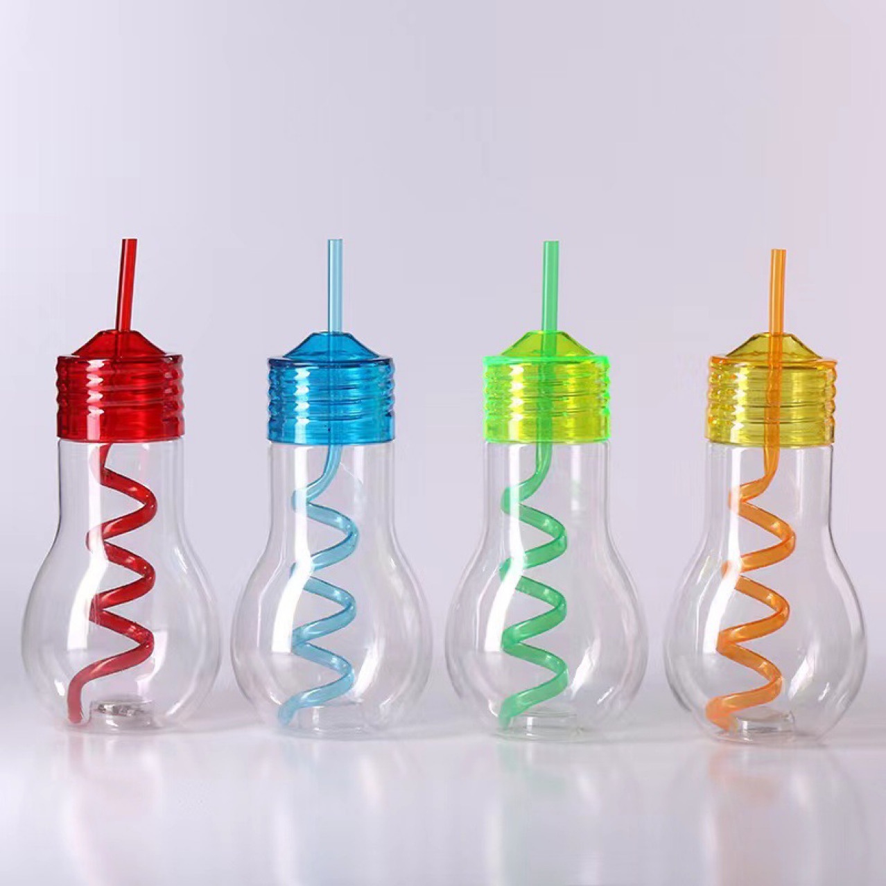 Light Bulb Cup With Straw 4