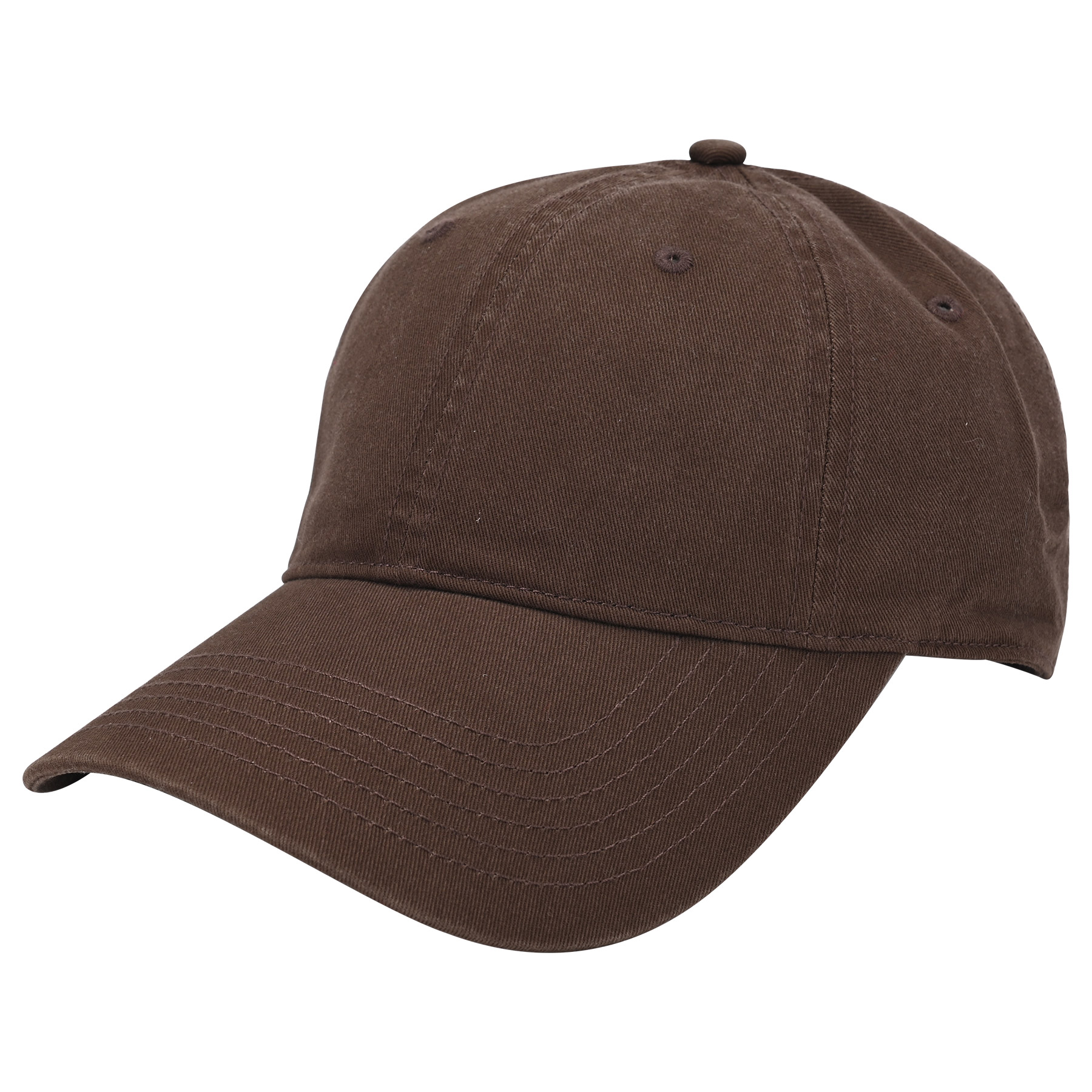 Classic 6-Panel Curved Brim Baseball Cap with Metal Buckle Closure (MOQ: 1pc) 10