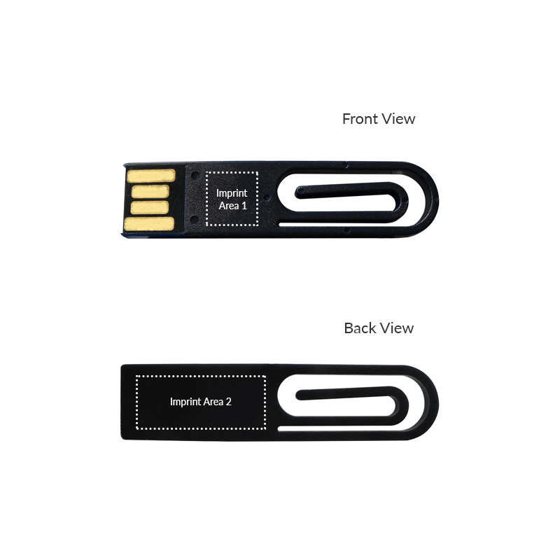 Paper Clip USB Flash Drive, 64MB 16