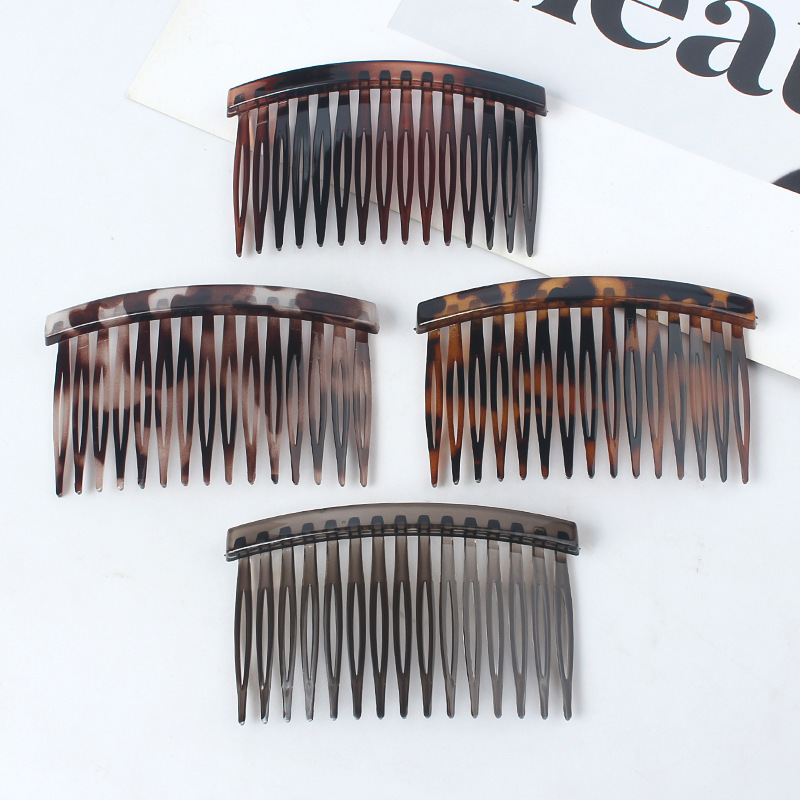 Plastic Hair Side Comb With Teeth Comb HairPin Clip 4
