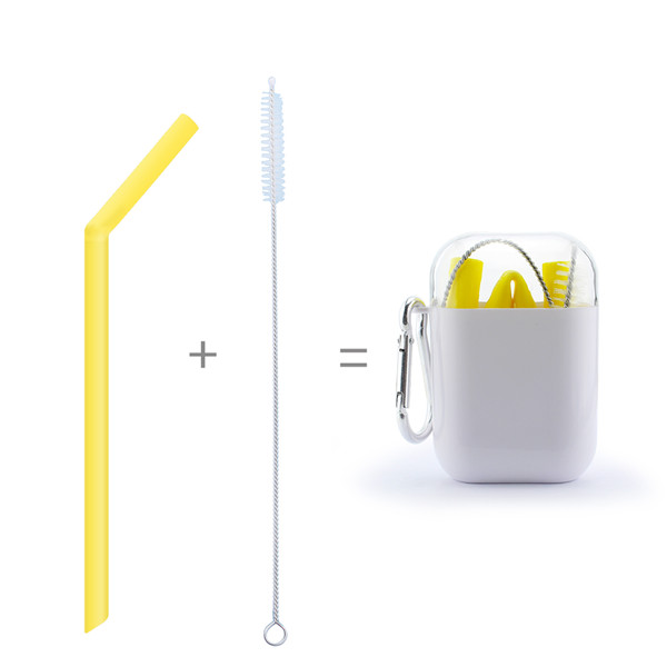 Reusable Silicone Collapsible Straws 3