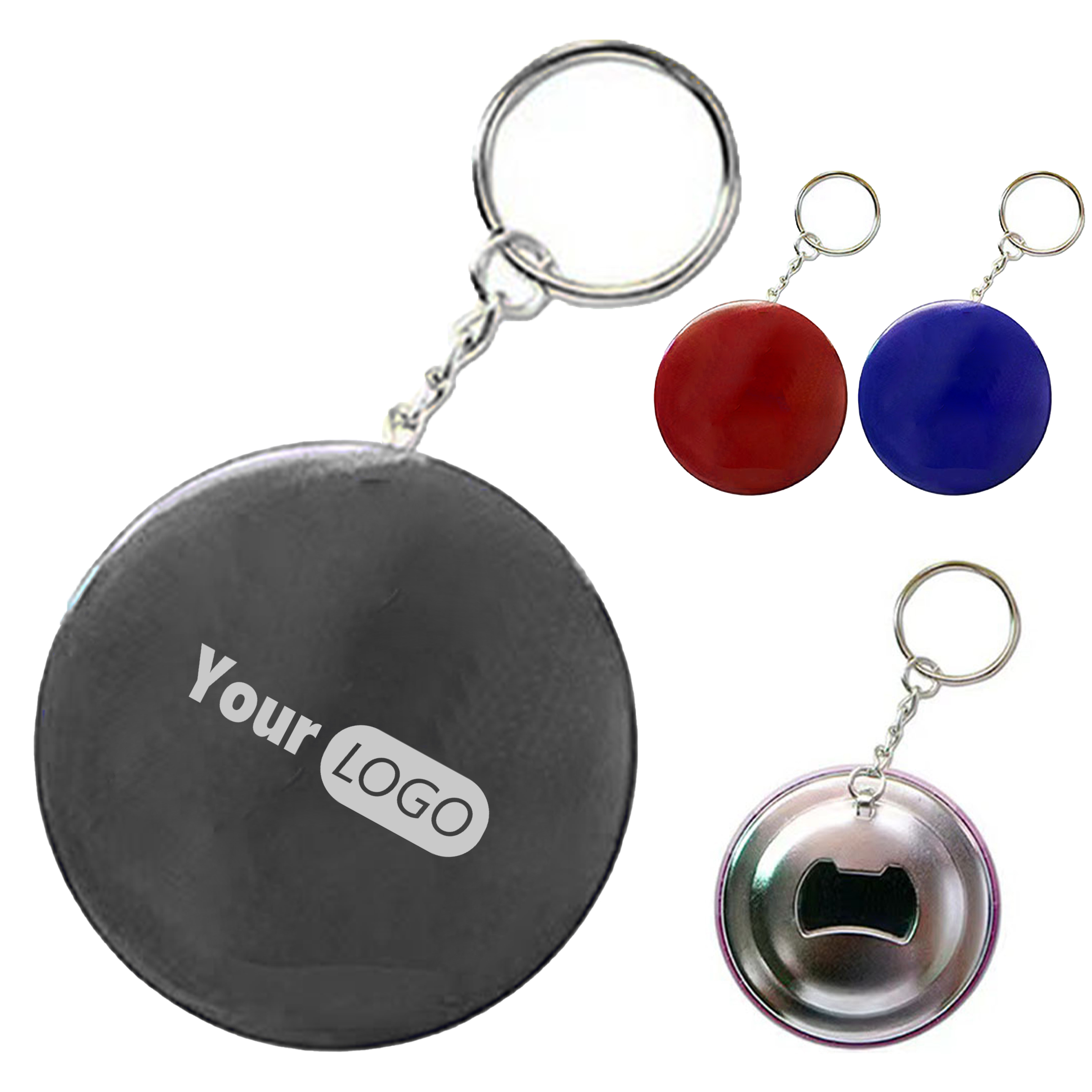 Aluminum Alloy Compact Bottle Opener Keychain For  Convenience 2