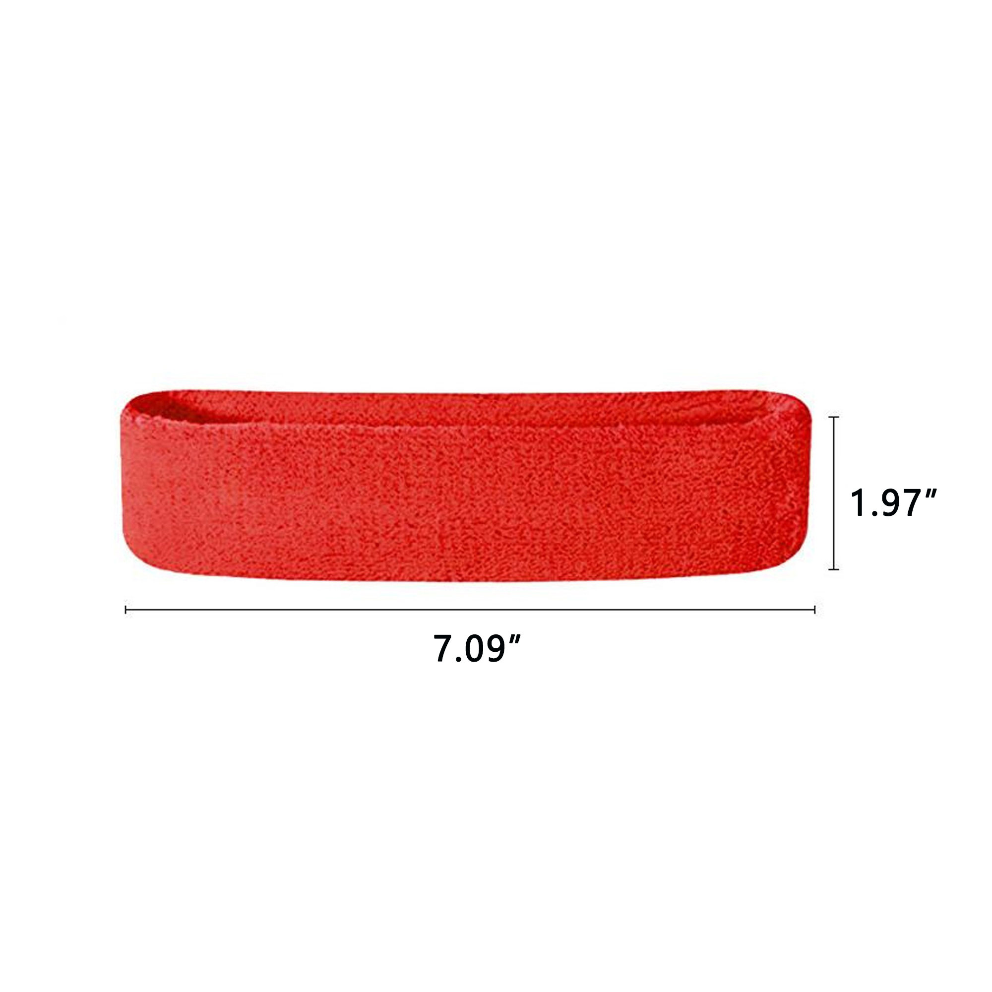 Terry Cotton Sport Headband Running Yoga Fitness 3