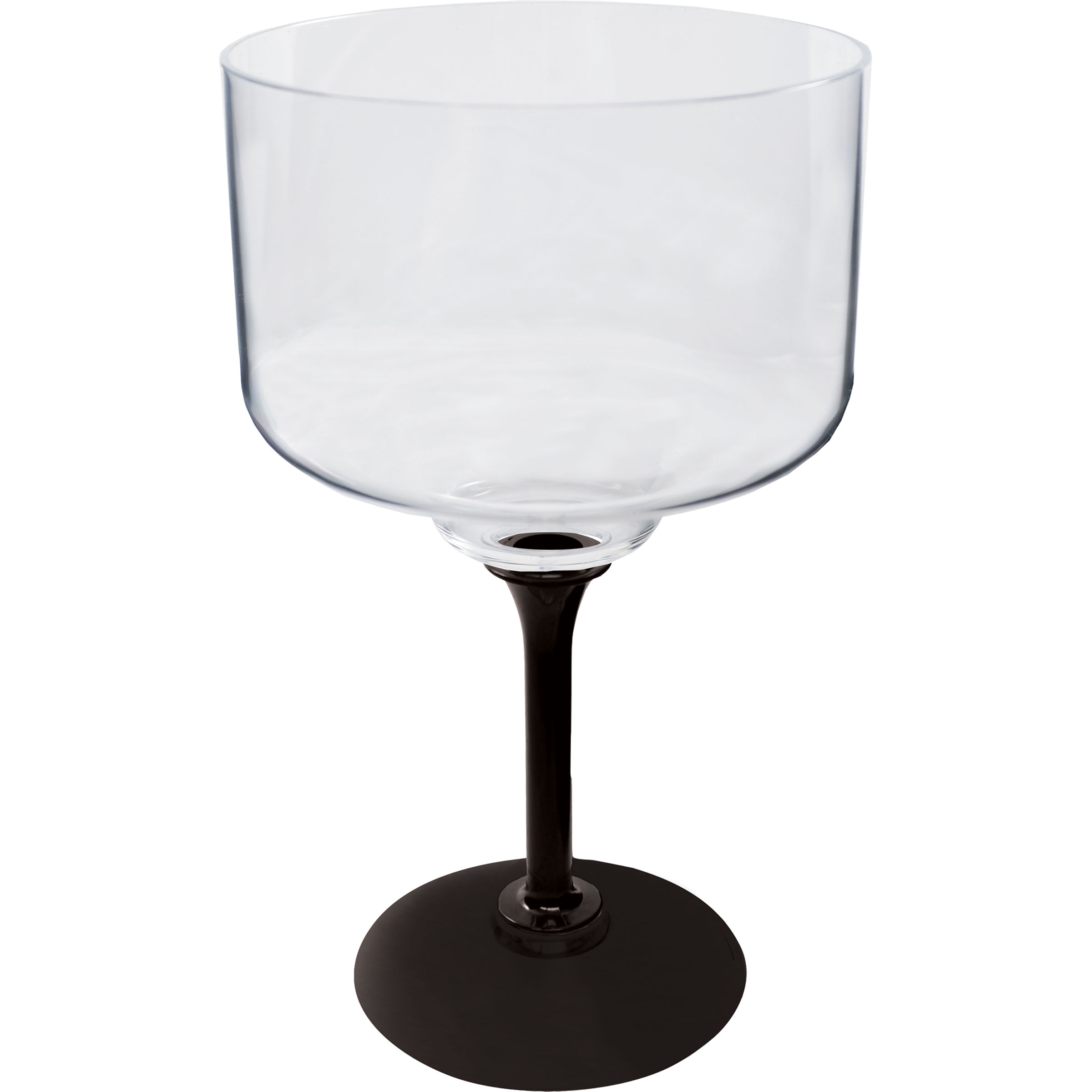 18oz Standard Stem Plastic Margarita Glass with Your Choice of Stem Color 4