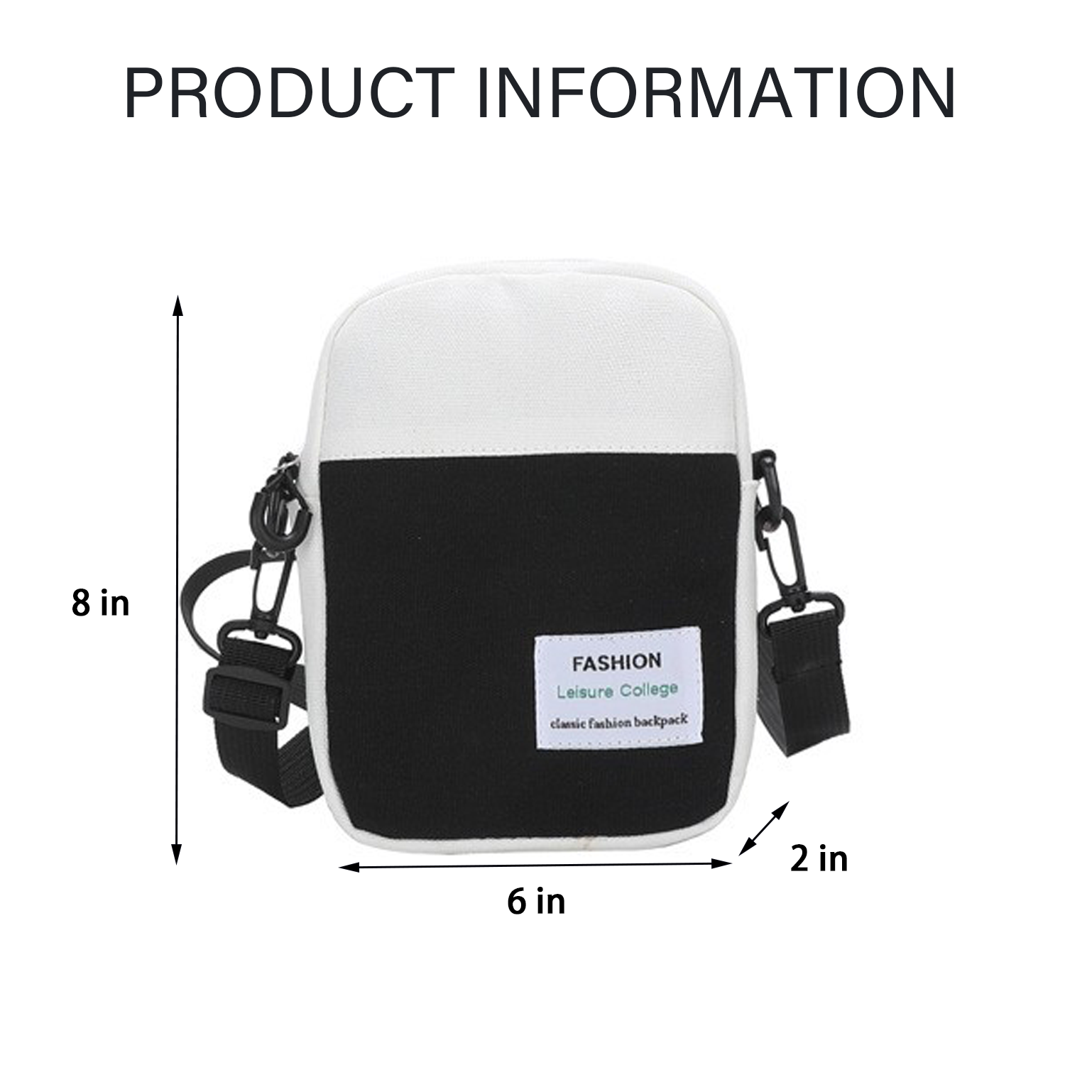 Fashionable Casual Small Diagonal Crossbody Bag 2