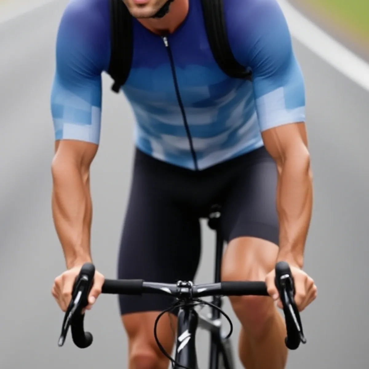 Breathable Cycling Jersey And Bib Shorts Set 3