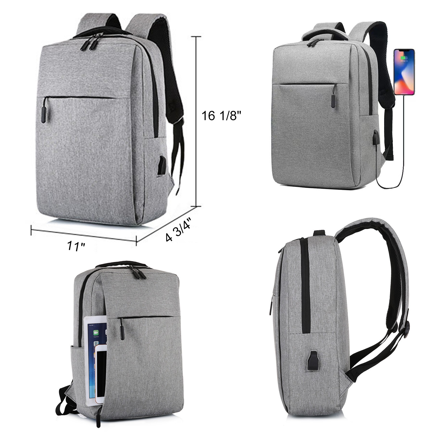 Laptop Backpack With Usb Port 2
