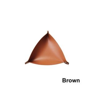 Large Triangular PU Leather Foldable Holder With Metal Clasps 23