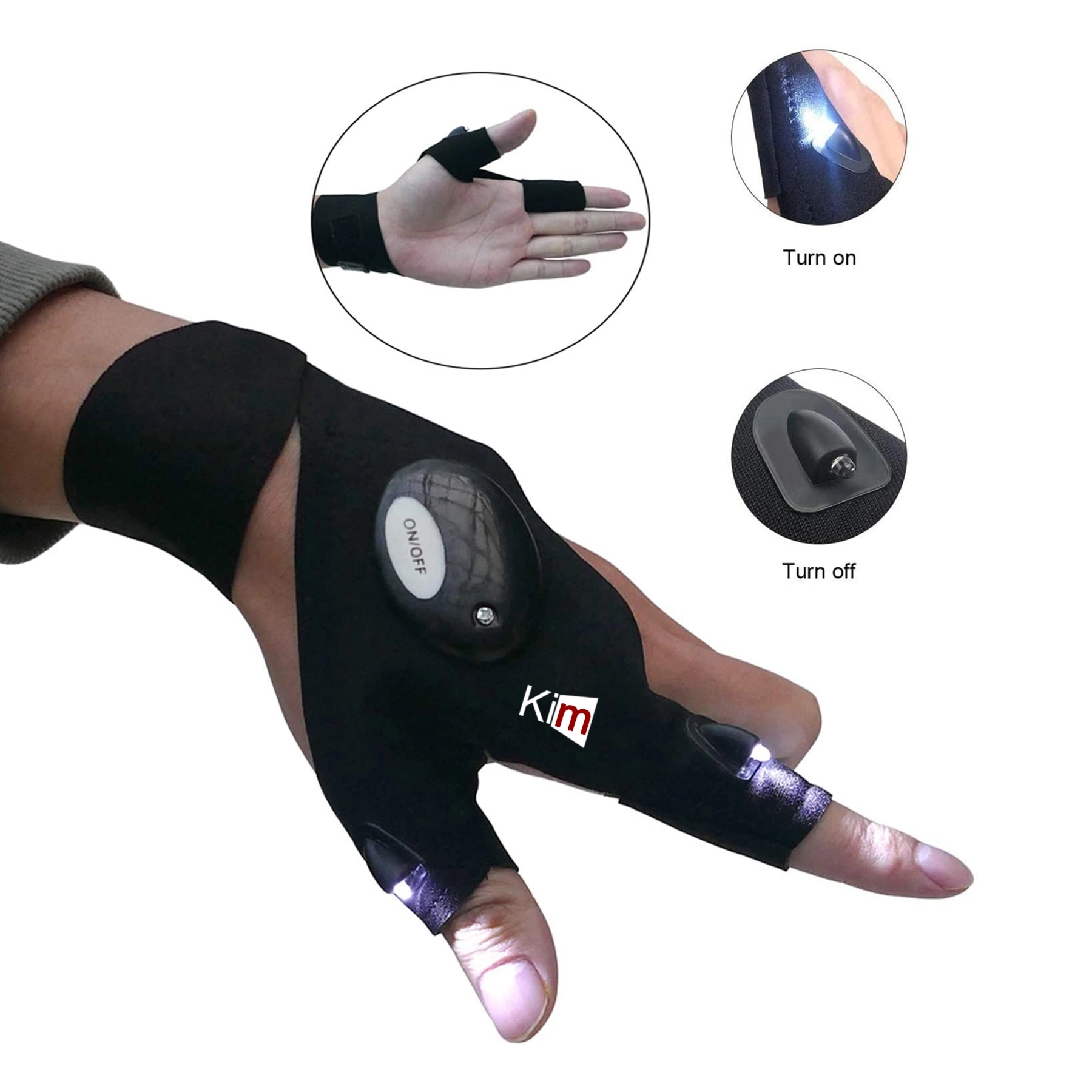 Outdoor Lighting Riding Gloves 2