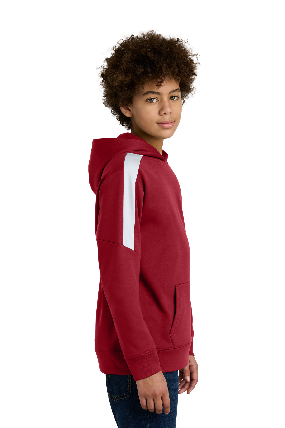 Sport-Tek Youth Sport-Wick Fleece United Pullover Hoodie YST255 38