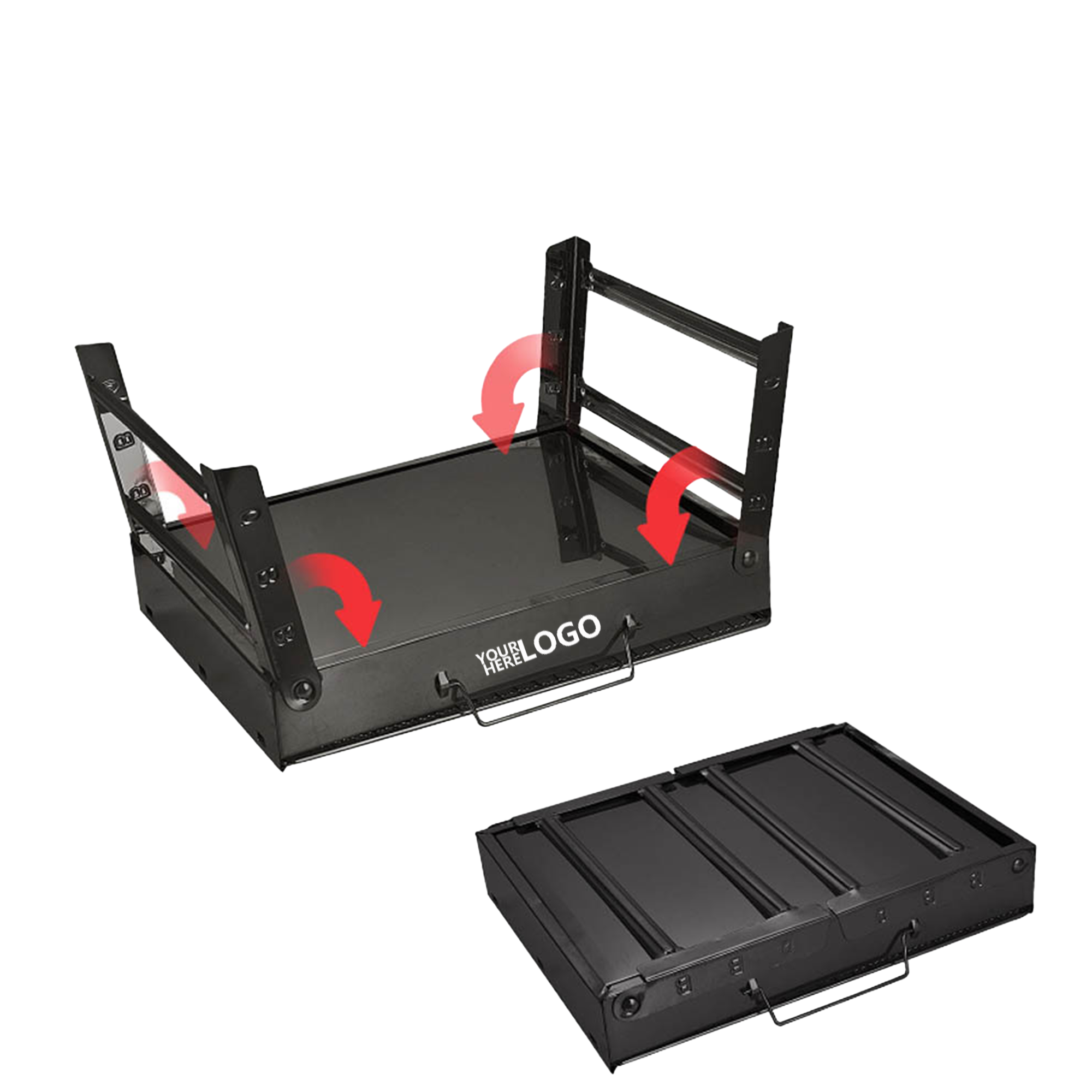 Heavy-Duty Iron Camping Grill 2
