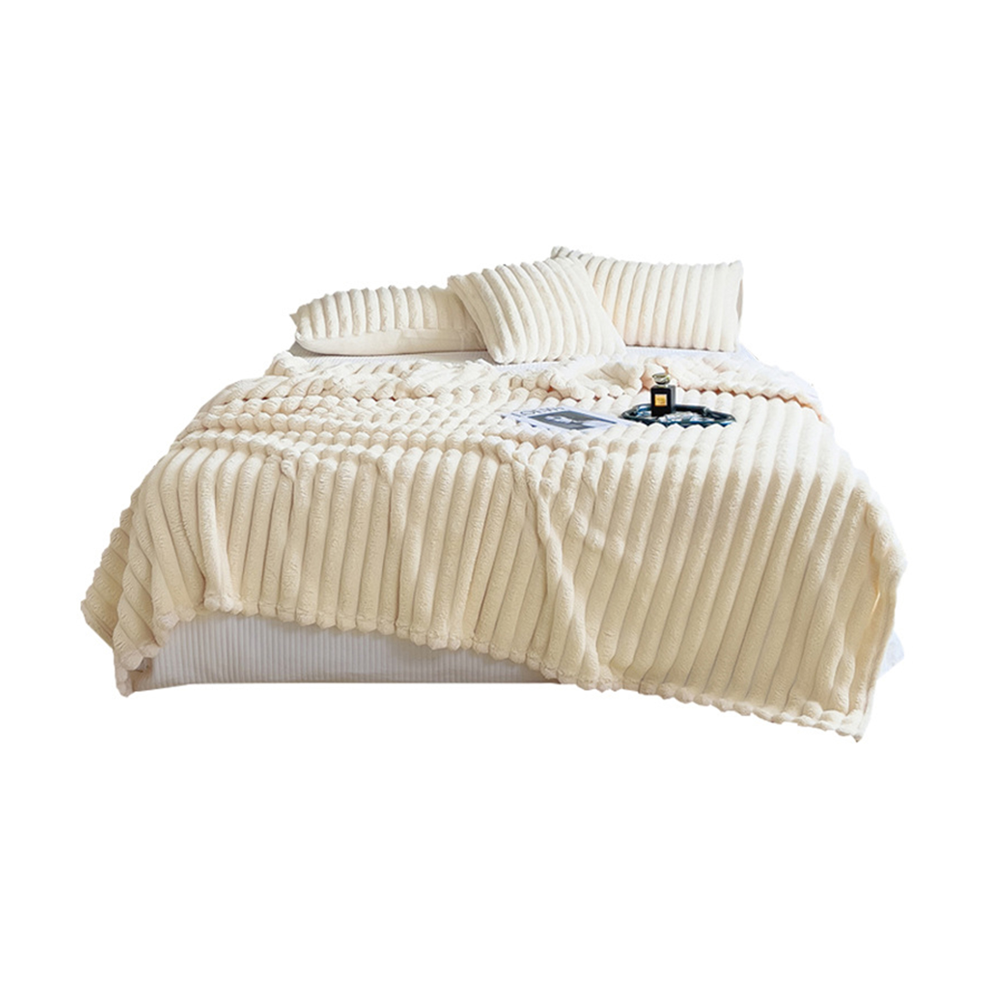 Light Luxury Rabbit Fur Blanket 3