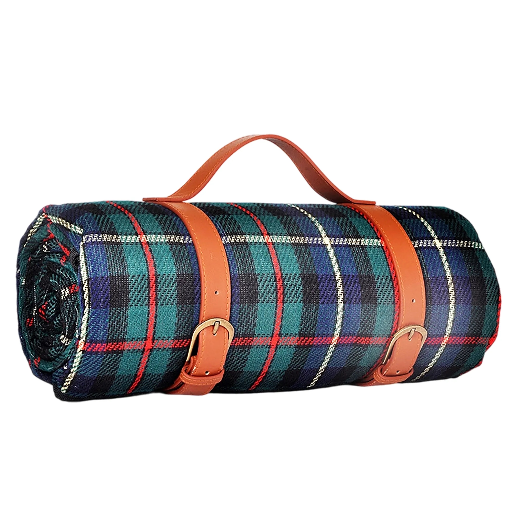 MOQ 50 Leather Handle Picnic Blanket 18