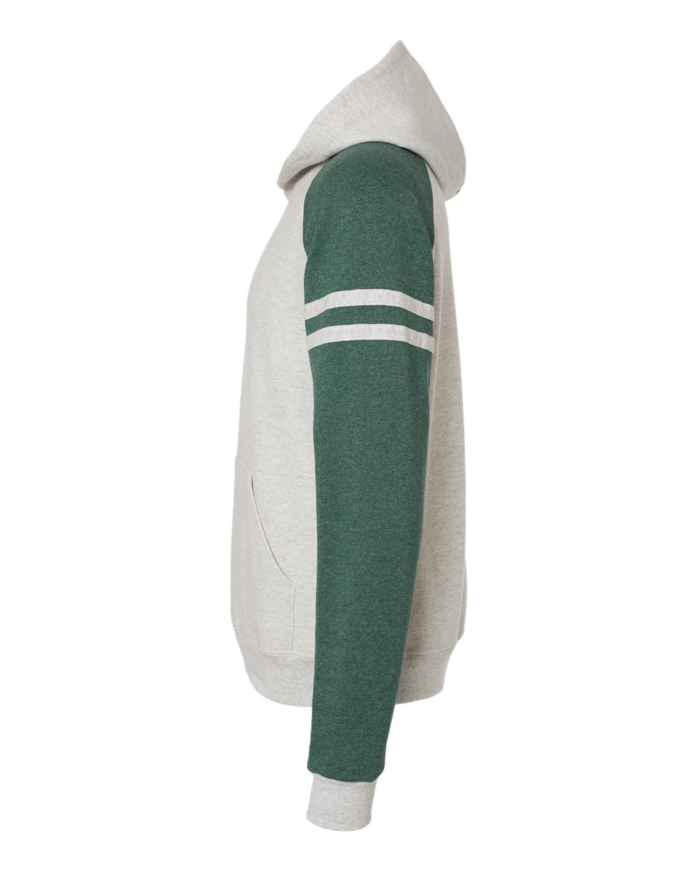 Unisex Nublend® Varsity Colorblocked Raglan Hooded Sweatshirt - 97CR 27