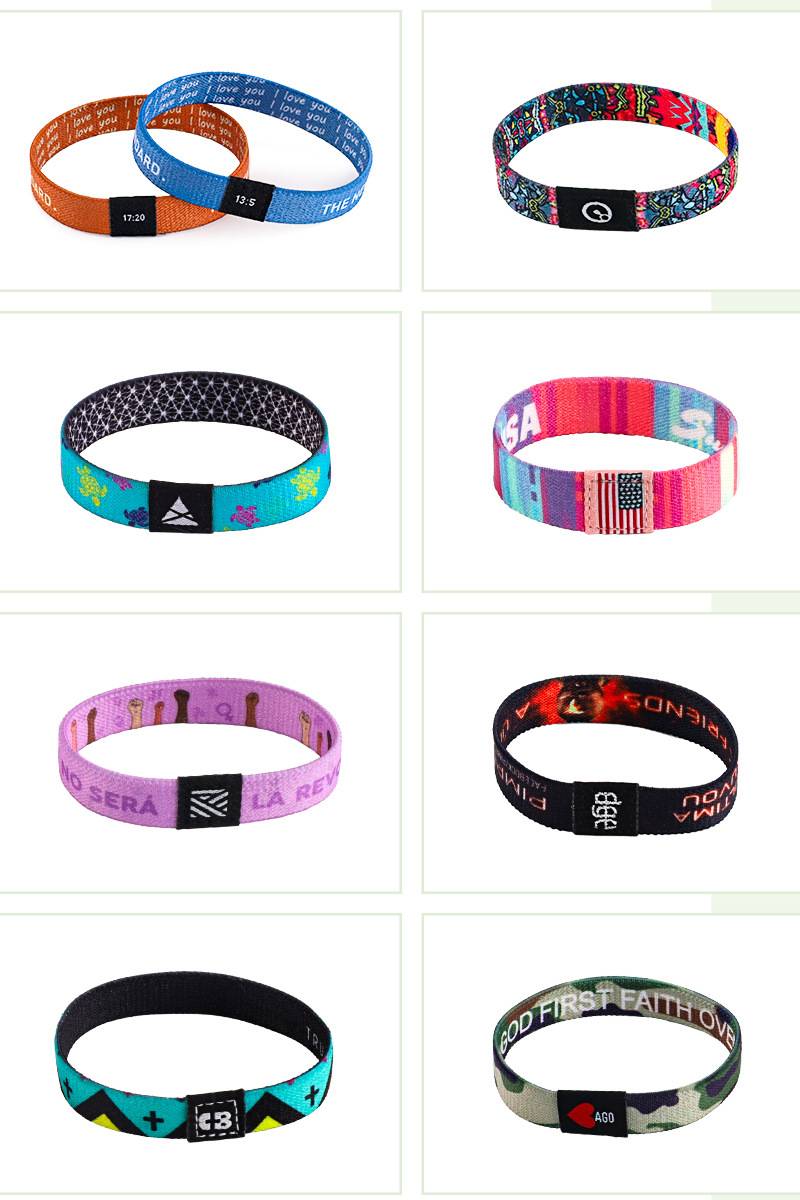 Custom Elastic Wristband Heat Transfer 6