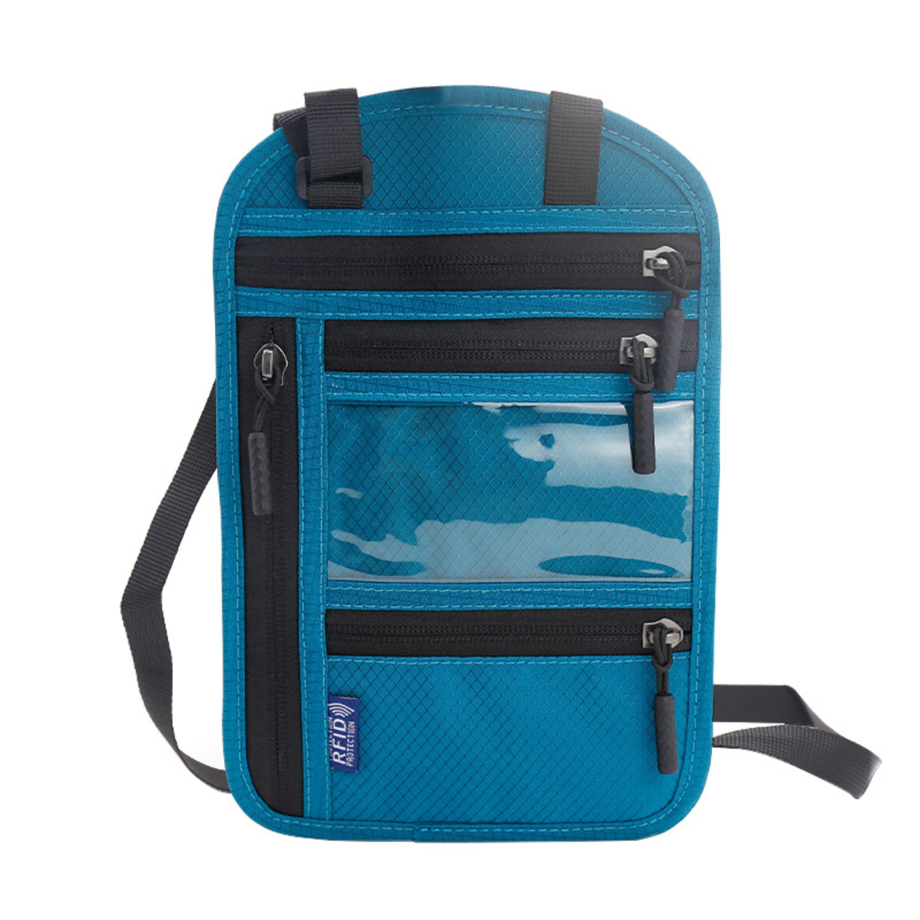 Neck Pouch Passport Holder w/RFID 3