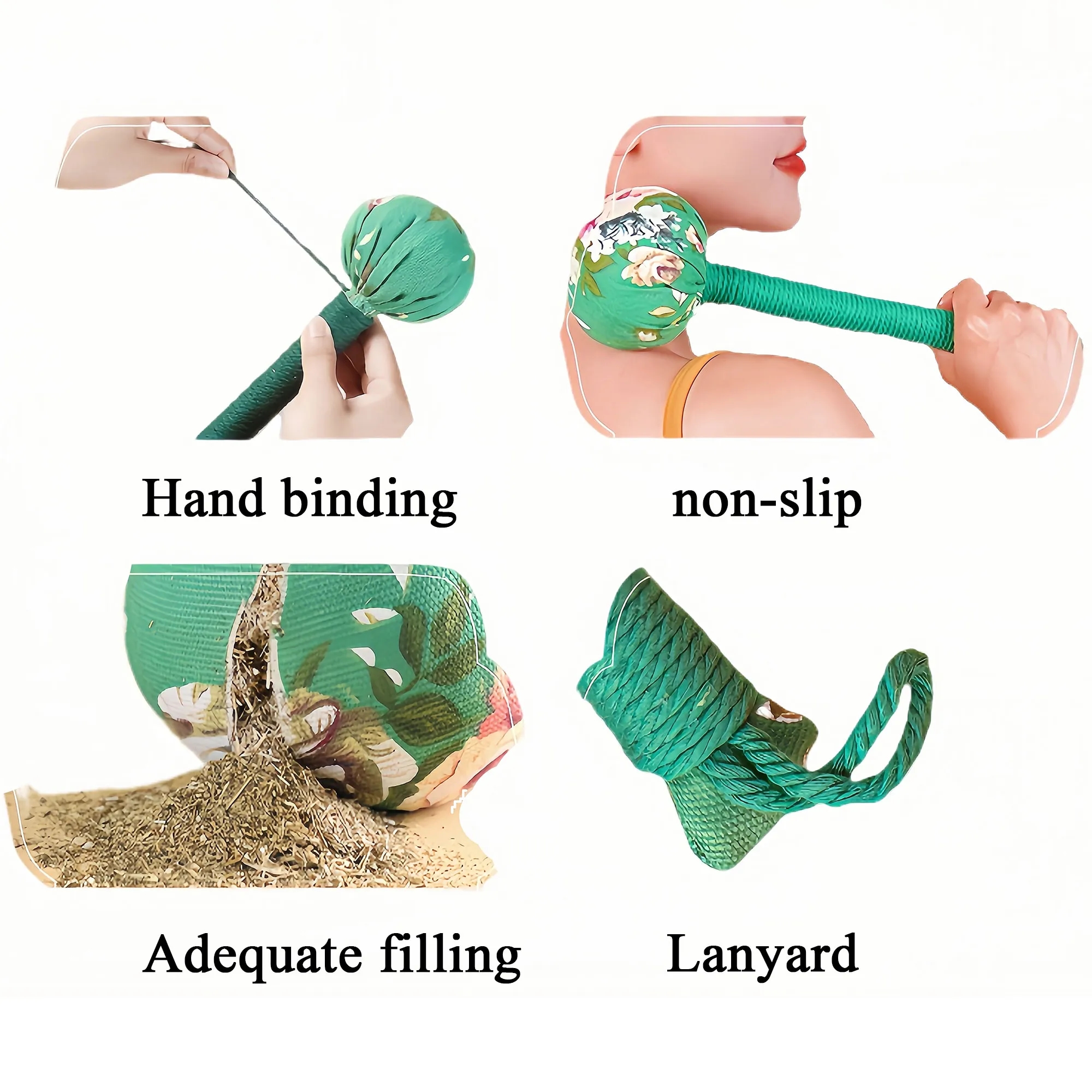 Premium Mugwort Massage Hammer For Neck Back Therapy 6