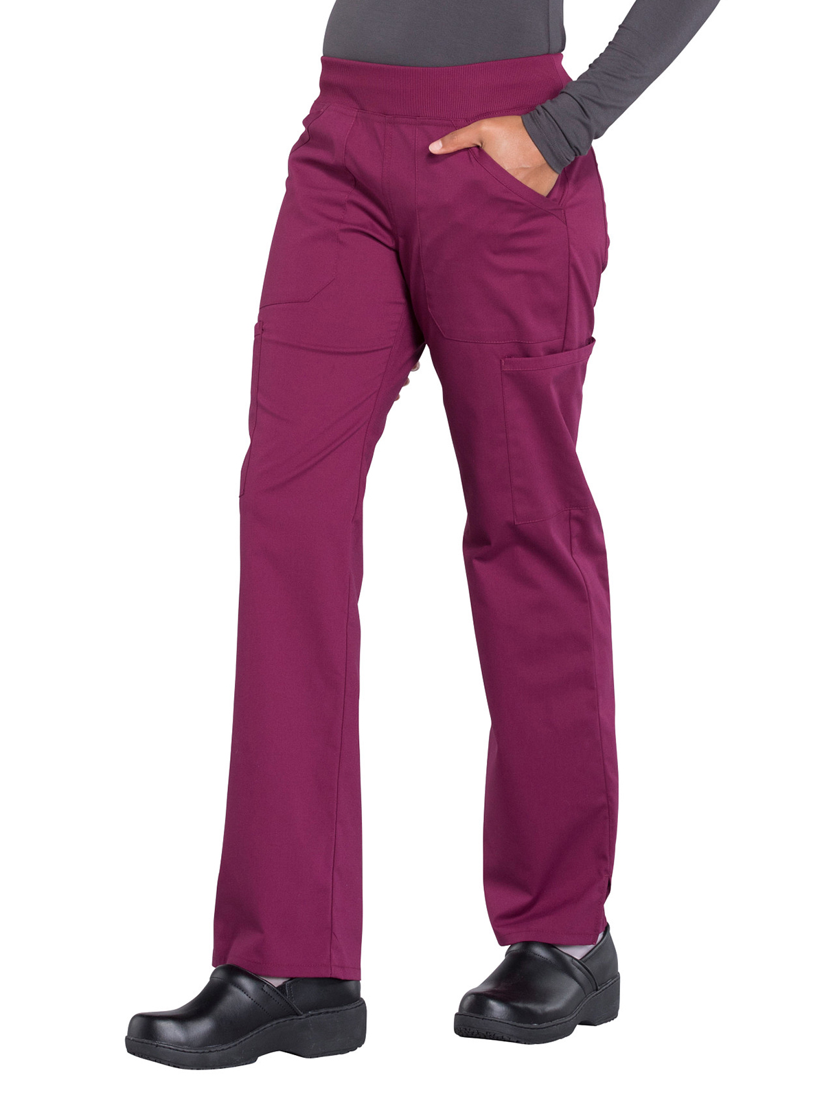 Cherokee - Workwear Professionals - Mid Rise Straight Leg Pull-on Cargo Pant 21