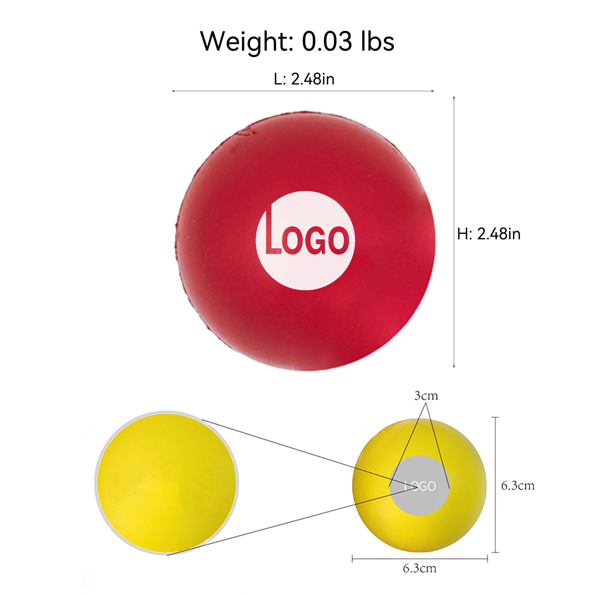 MOQ 50pcs Therapeutic Hand Exercise Sphere 3