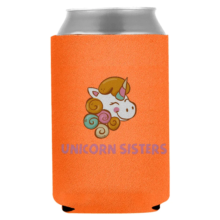 Neon Colors Collapsible, custom koozie with logo imprint 2