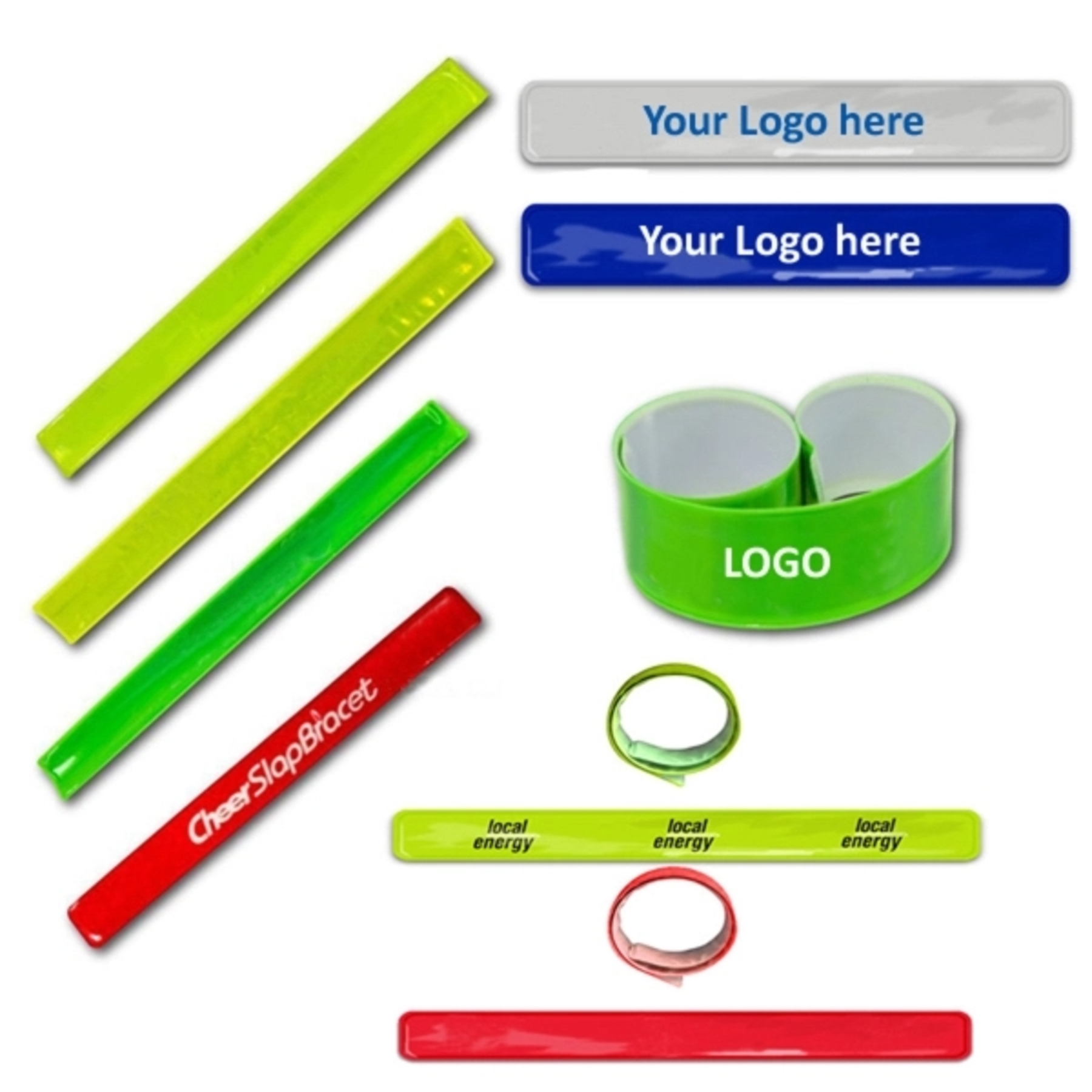 Reflective Slap Band
 1