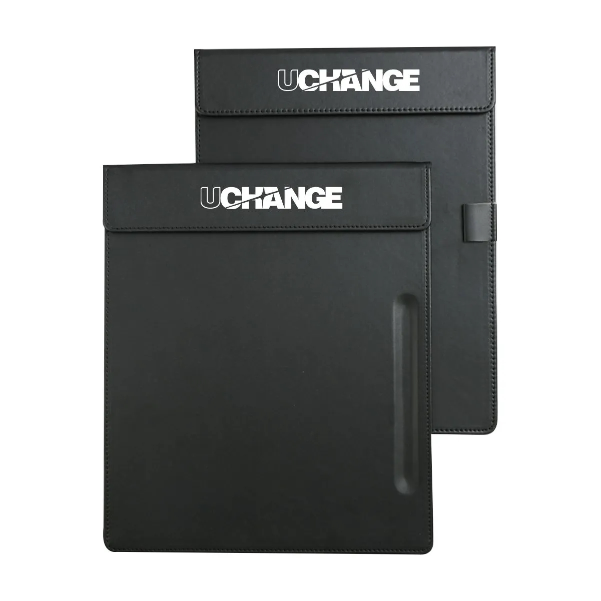 A4 PU Leather Padfolio With Pen Loop And Flap 6