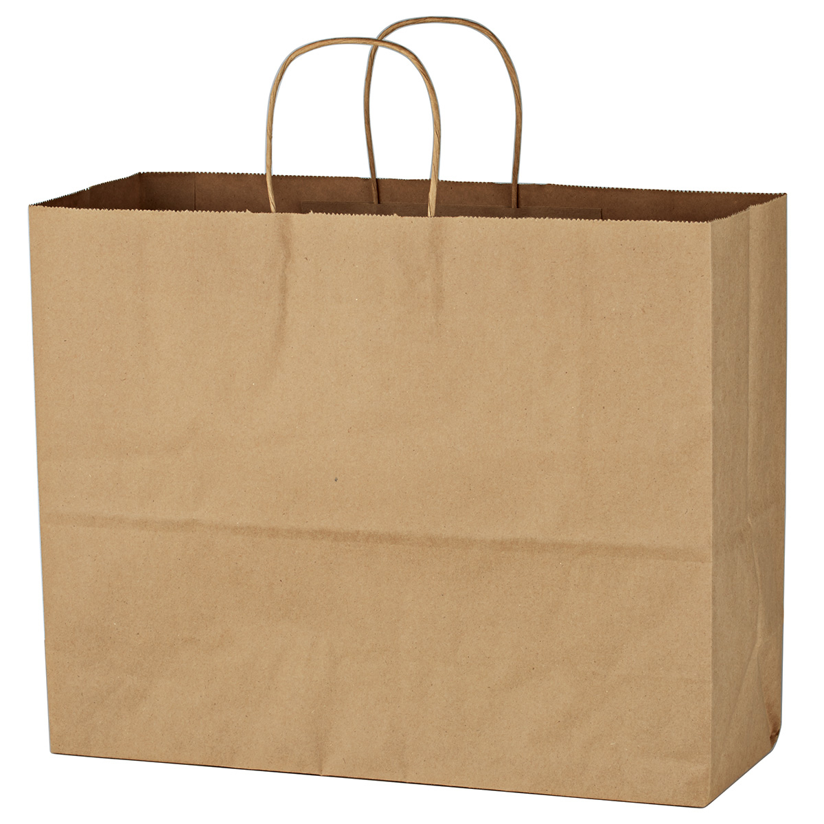 Kraft Paper Brown Shopping Bag - 16" x 12-1/2" 4