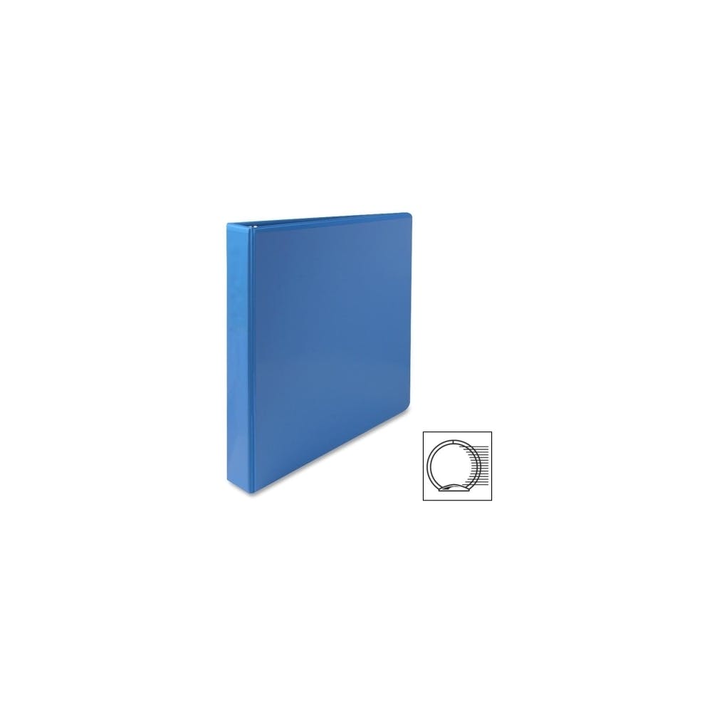 3 Ring Binders - Light Blue 1" 2 Interior Pockets 2