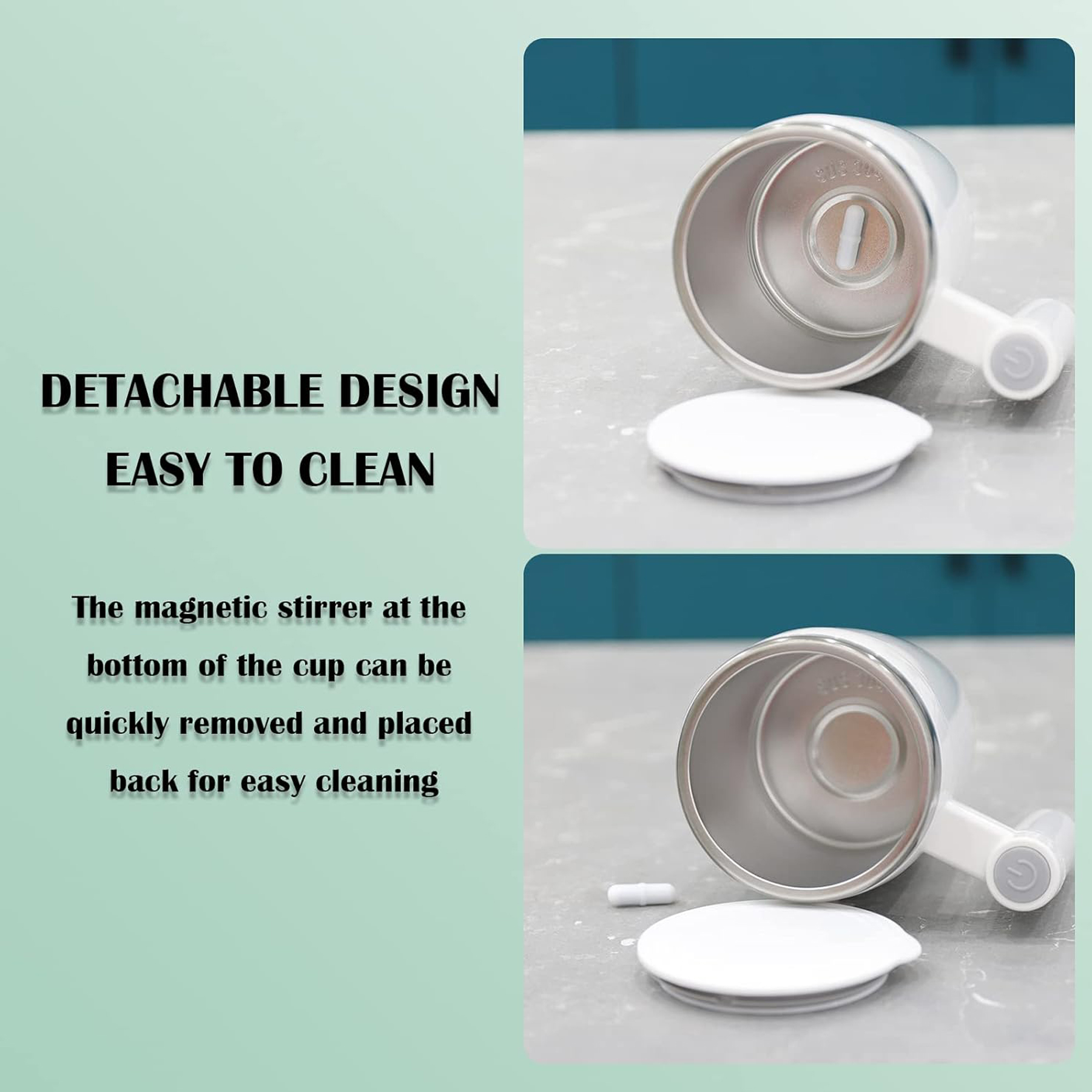 Automatic Self-Stirring Coffee Mug 6