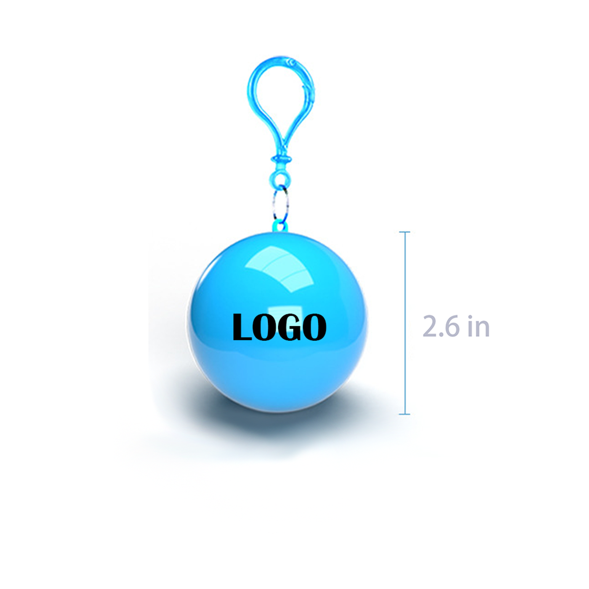 Fashion Color Waterproof Pocket Raincoat Ball 2