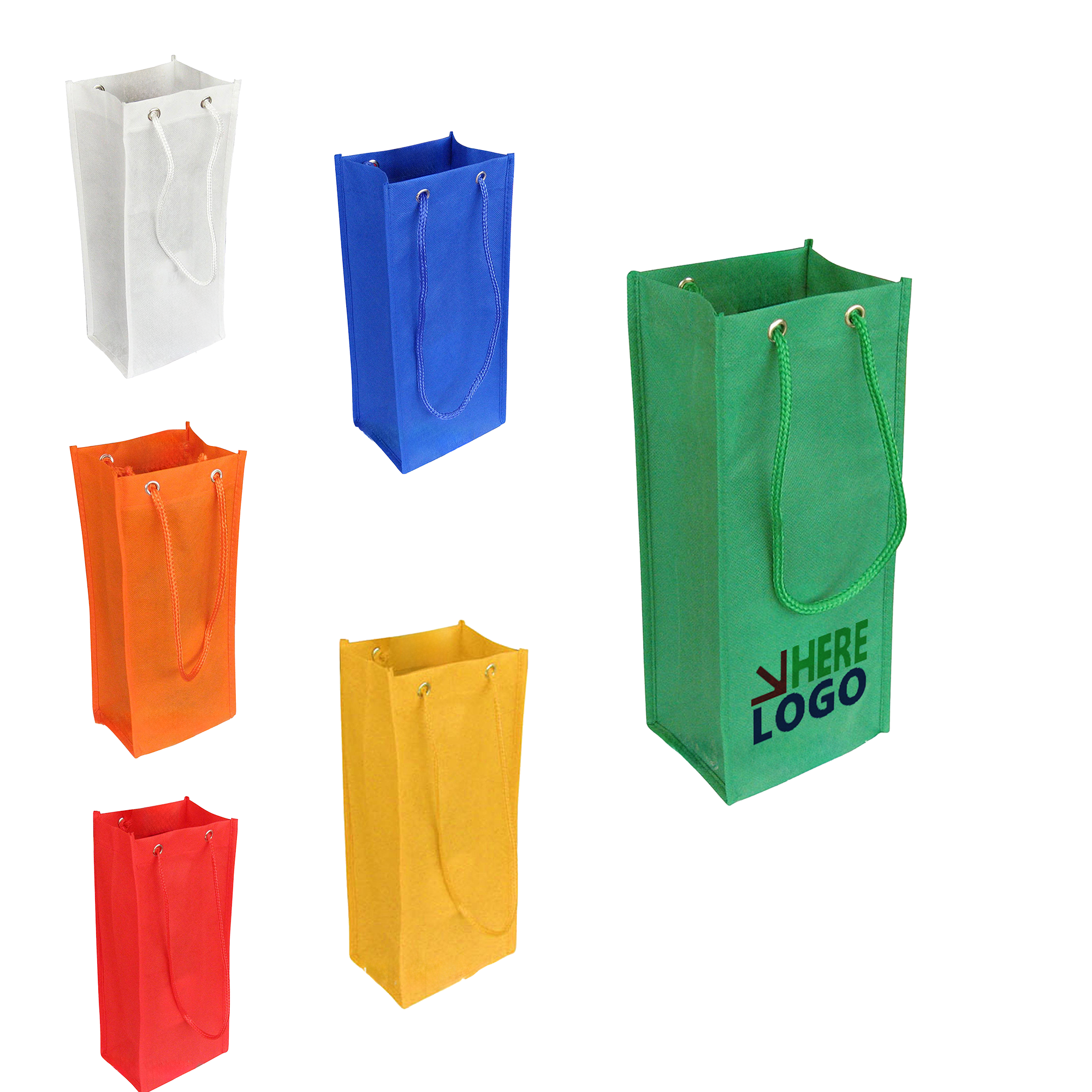 Wine Non Woven Tote Bags 1