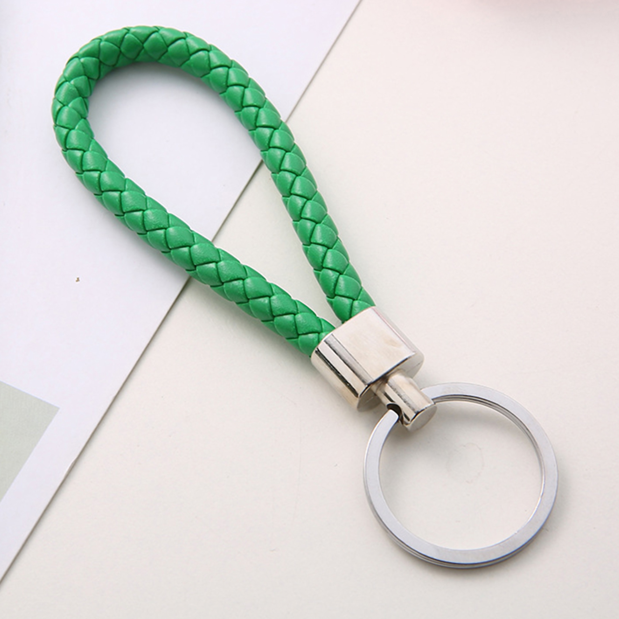 Handmade Leather Keychain for Men and Women 3