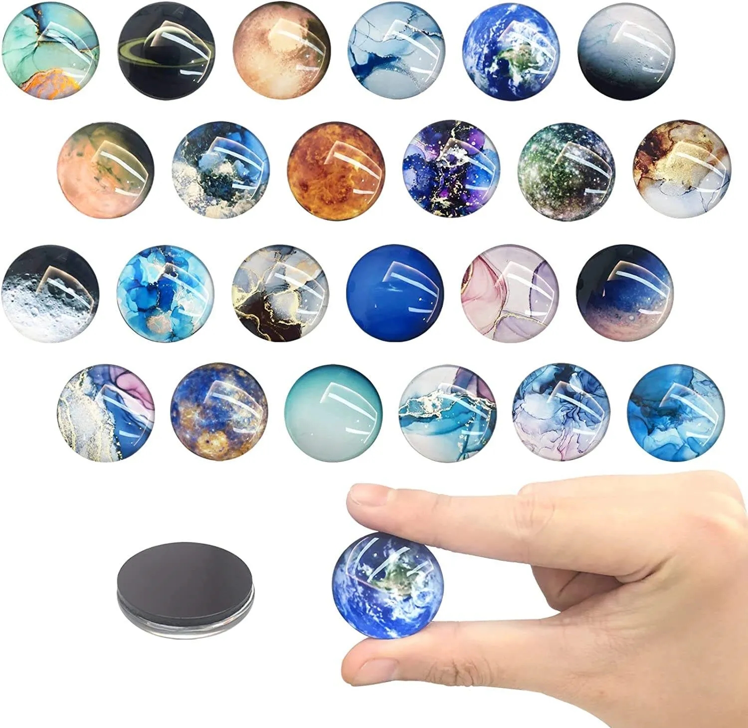 Glass Strong Refrigerator Magnets 4