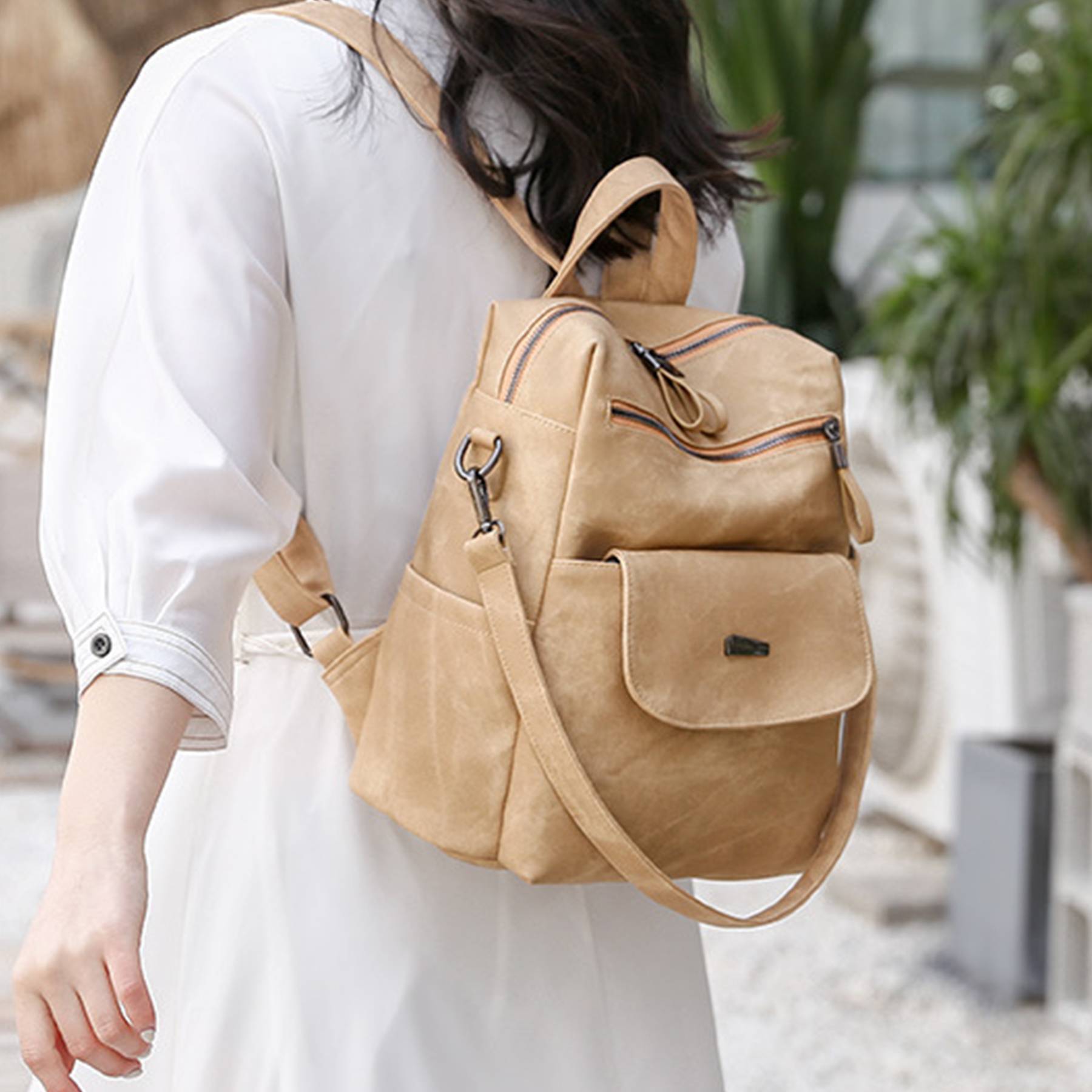 PU Leather Backpack for Women 7