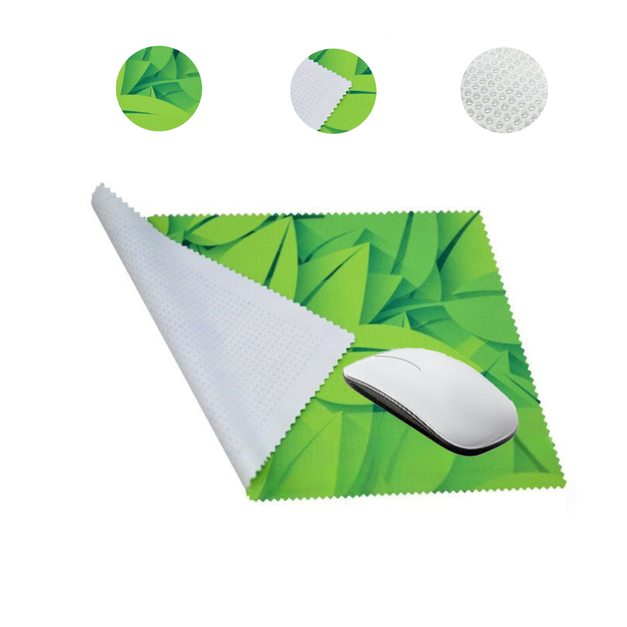 Microfiber Multifunctional Clean Cloth Mouse Pad 2