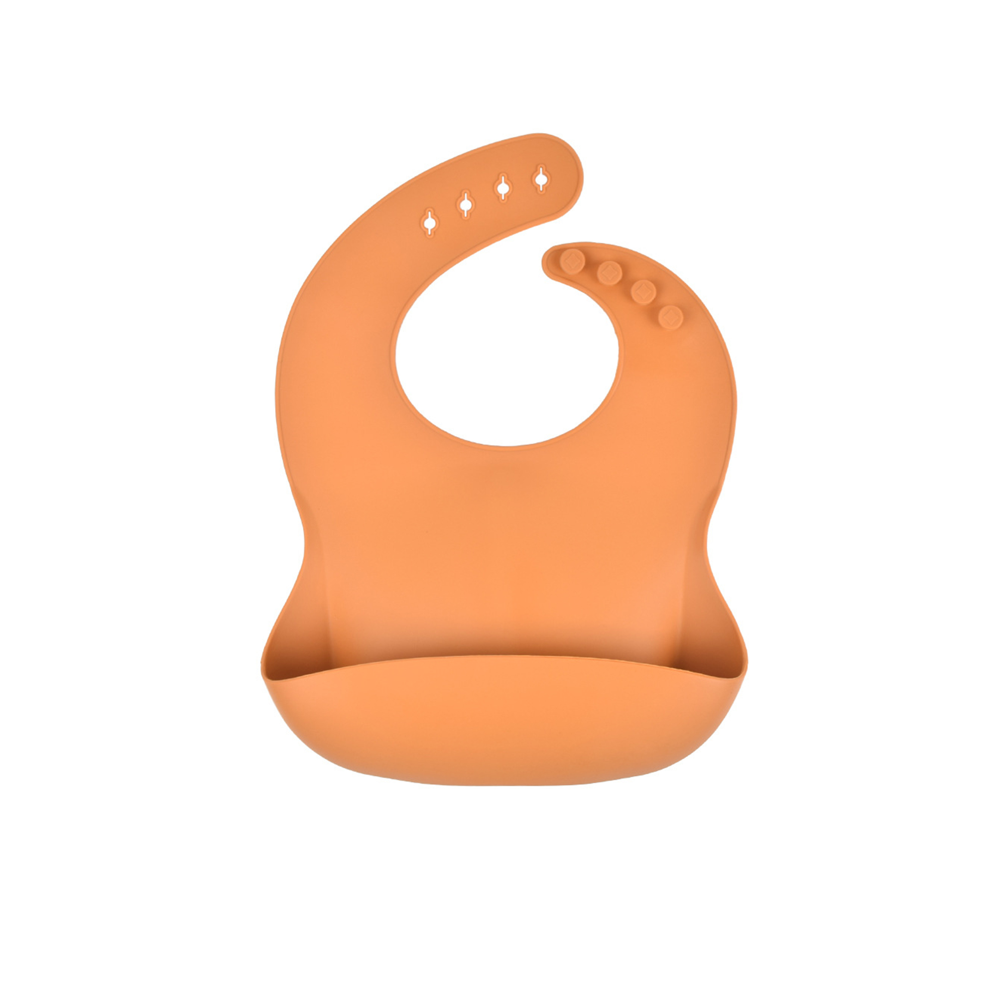 Soft Food Grade Silicone Baby Bib Adjustable 21