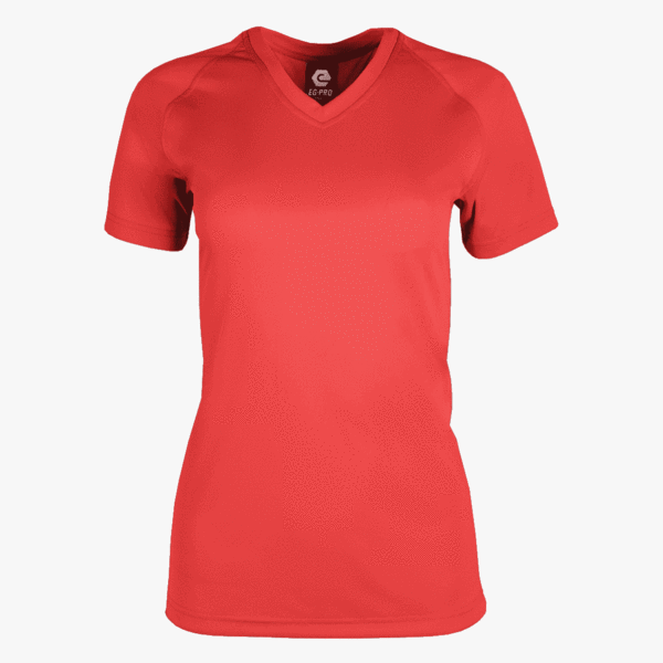 #E117 / Basic Training Women's V-Neck Raglan Tee 5