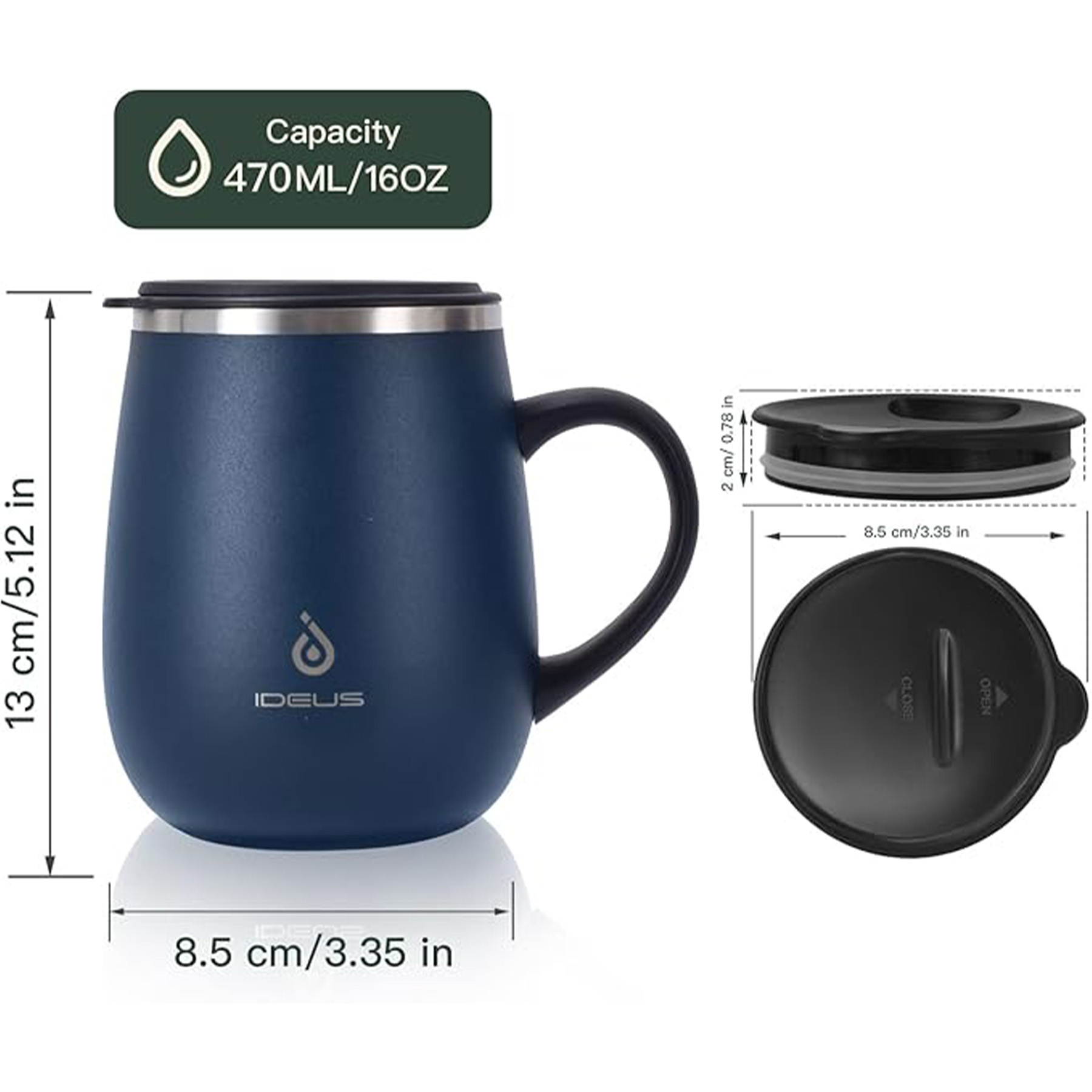 16 Oz Insulated Coffee Mug 4