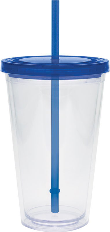 20 oz. Large Carnival Cup - Color Lid and Straw 6