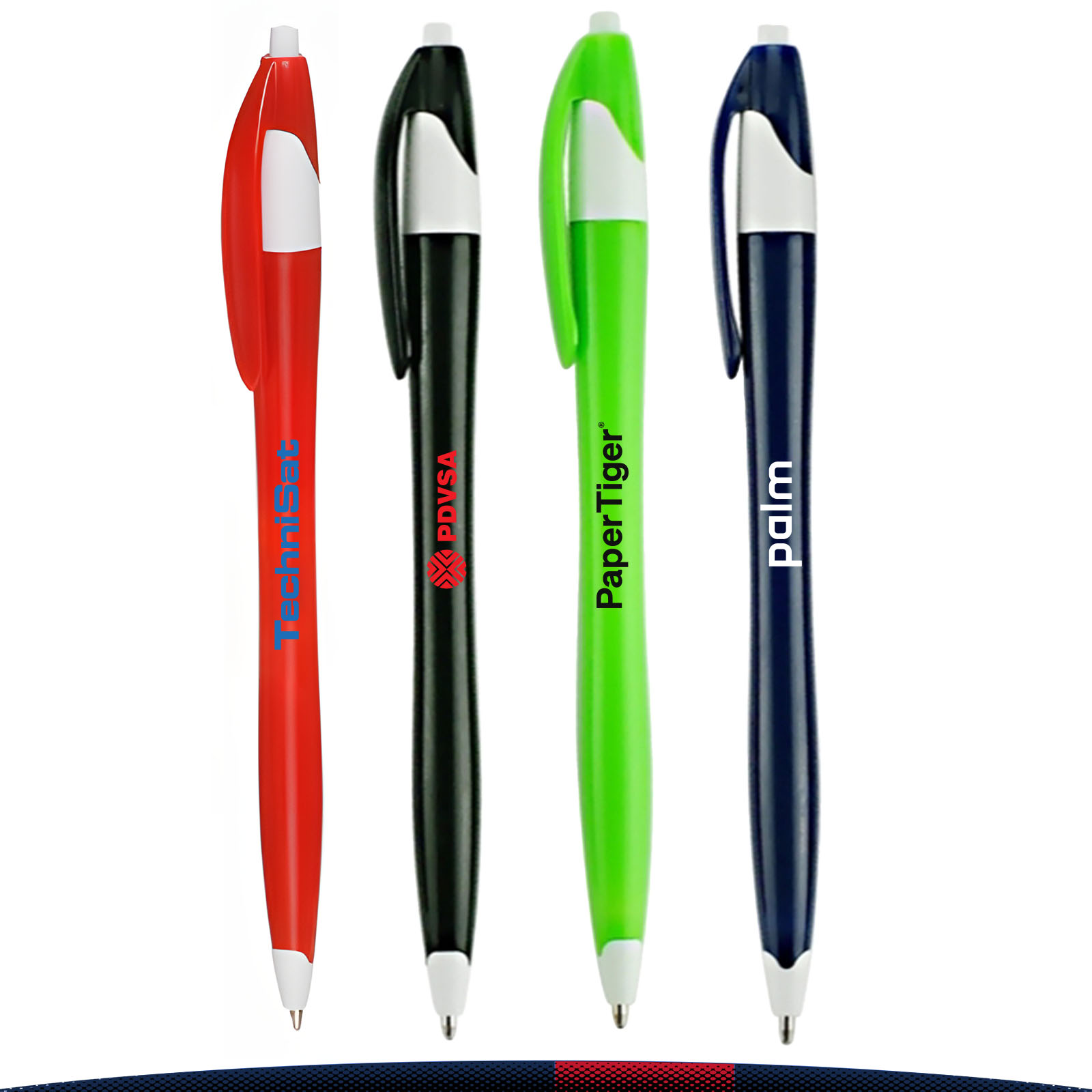 Fedor Black Ink Plastic Pens 6