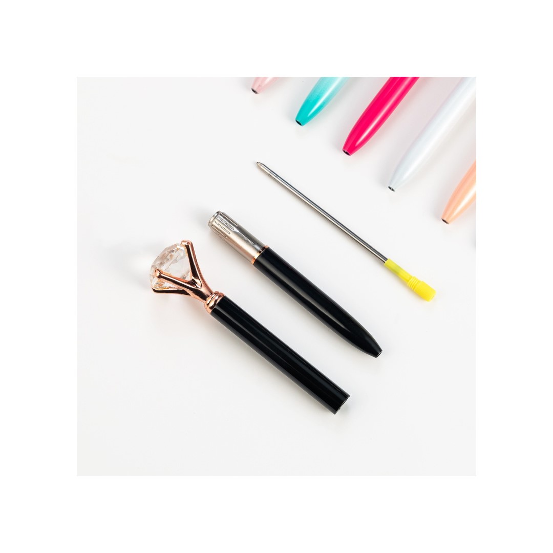 Crystal Metal Ballpoint Pen for School/ Office 4
