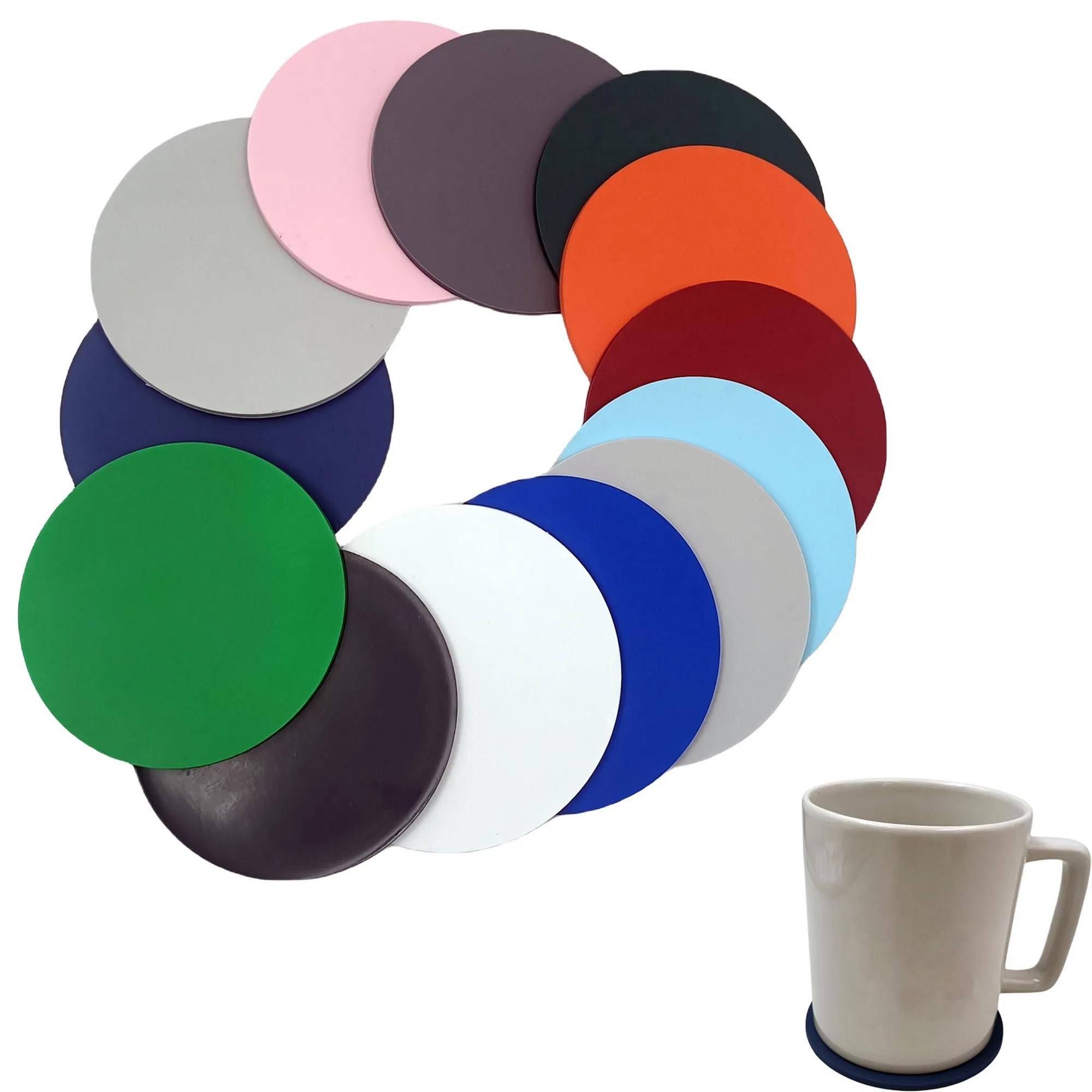 Silicone Round Jar Opener Coaster 2