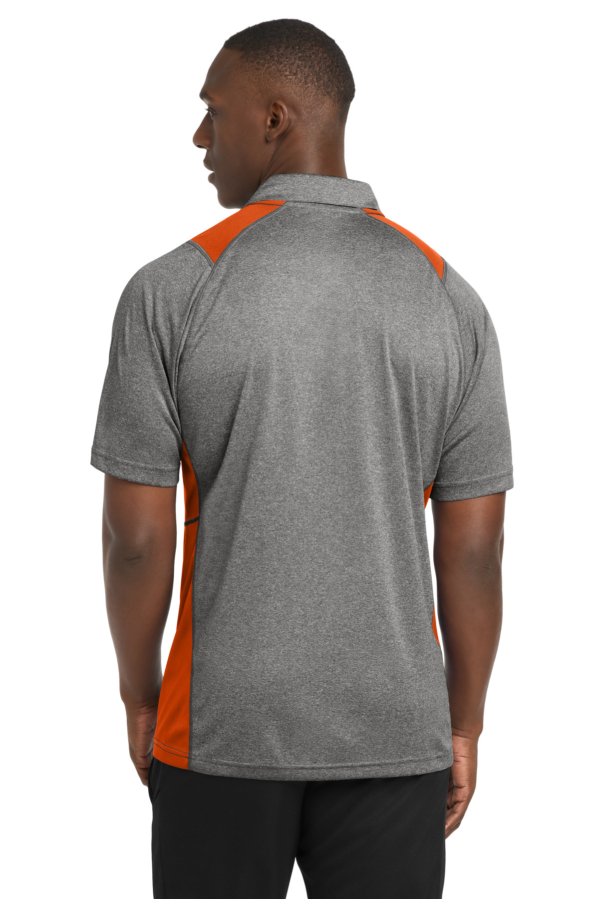 Sport-Tek Heather Colorblock Contender Polo. ST665 16
