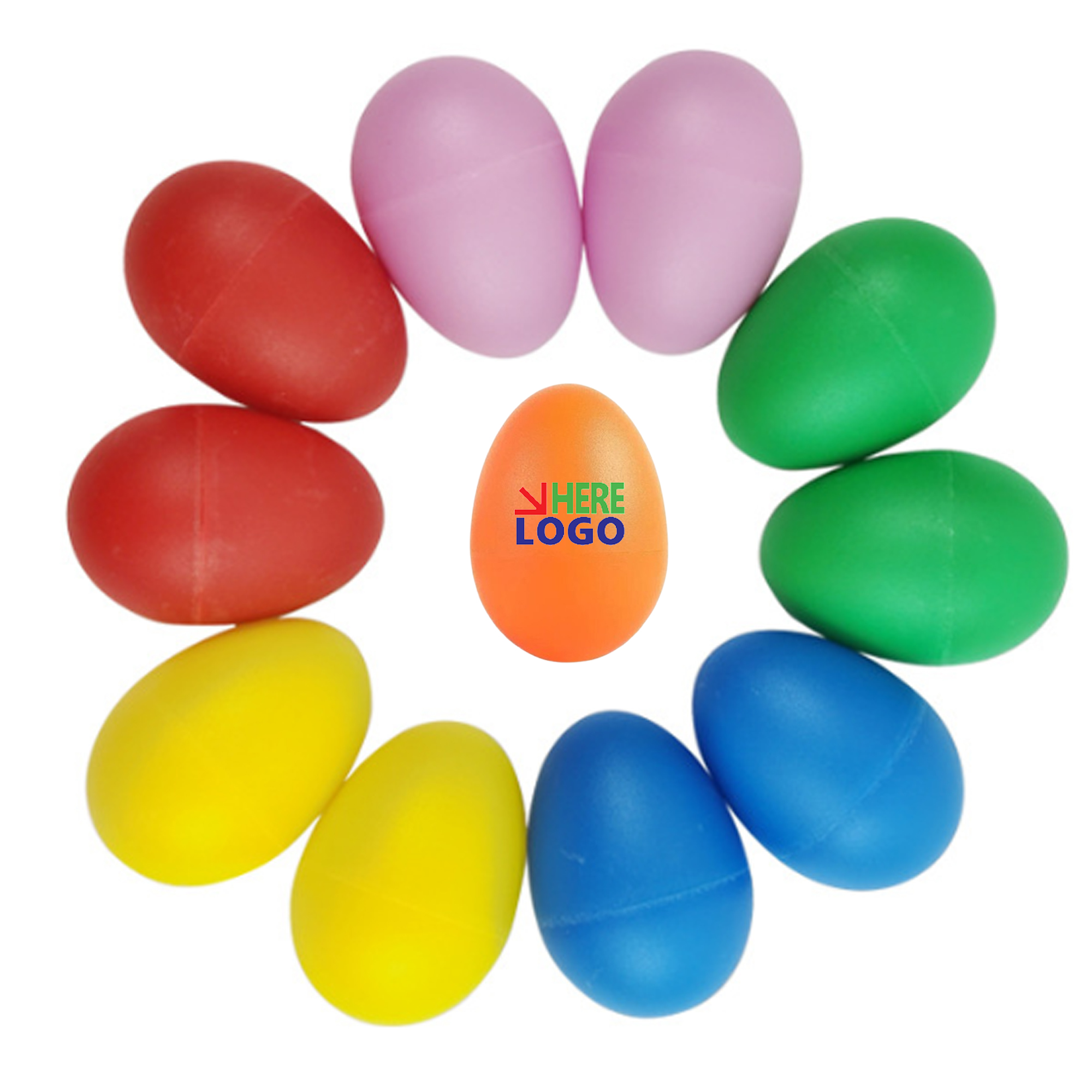 MOQ 100pcs Customizable Egg Shakers 1